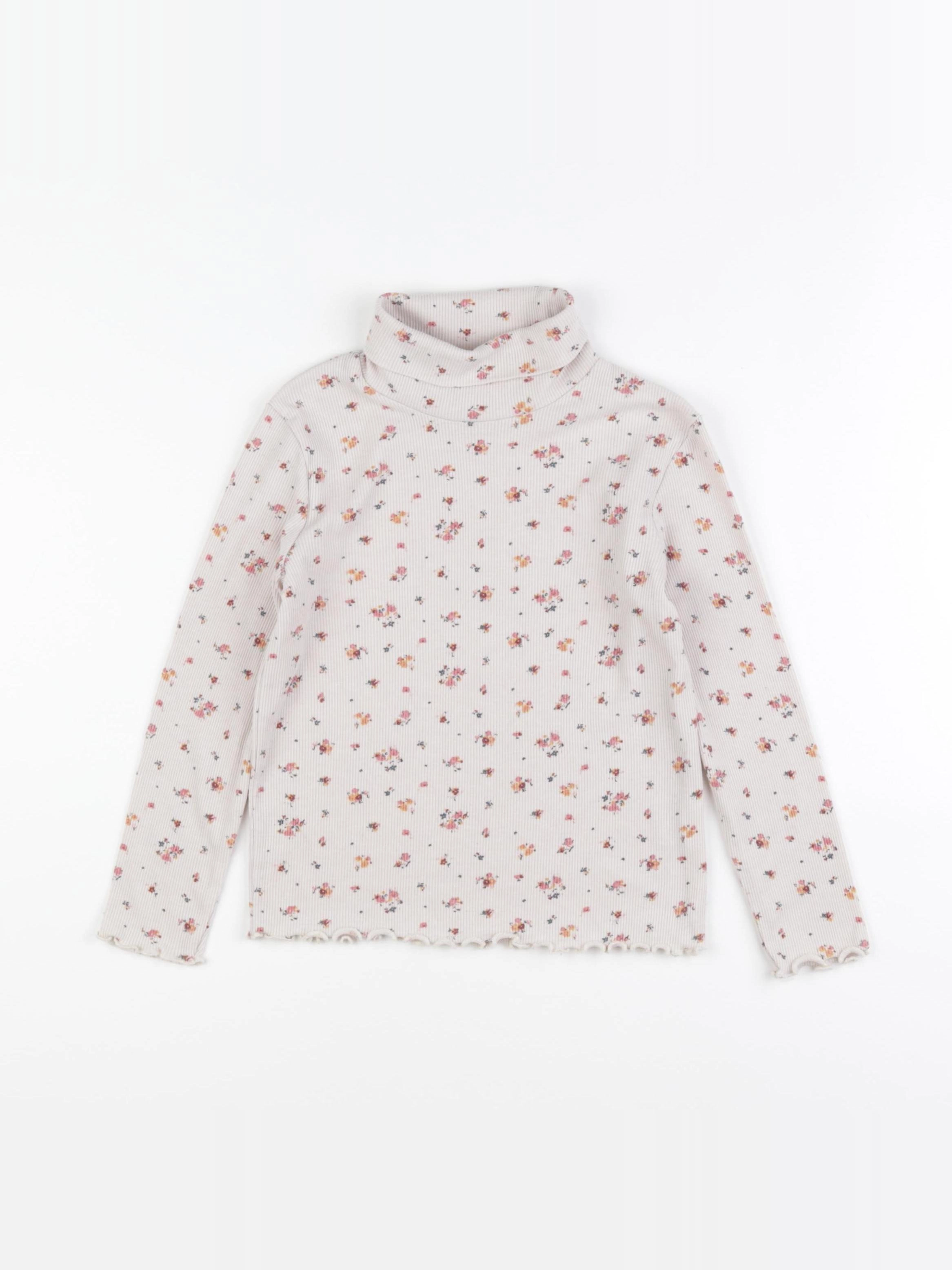 Vertbaudet - sous-pull beige - 6 ans