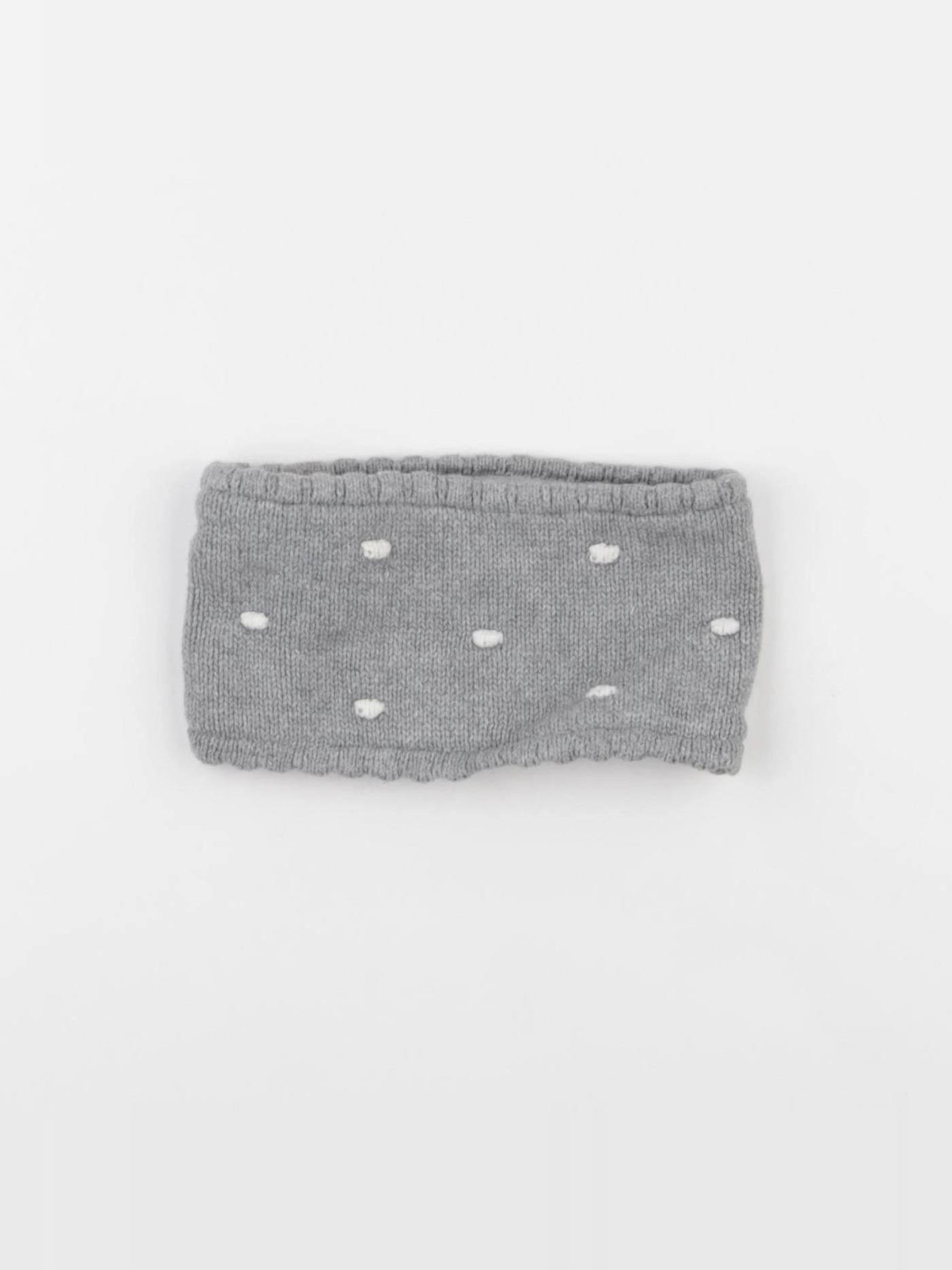 Vertbaudet - tour de cou gris - 3/6 mois