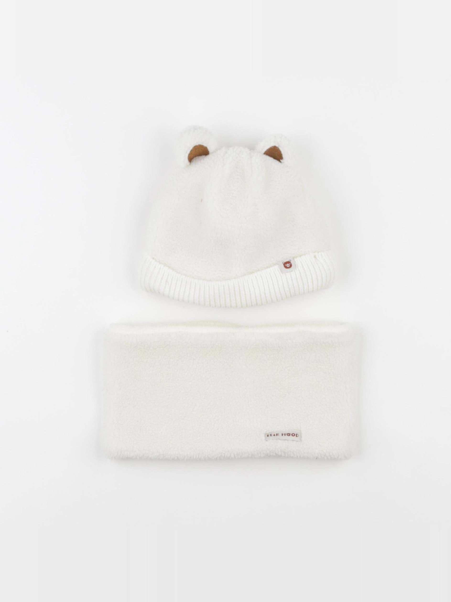 Vertbaudet - ensemble bonnet/tour de cou - 12/18 mois
