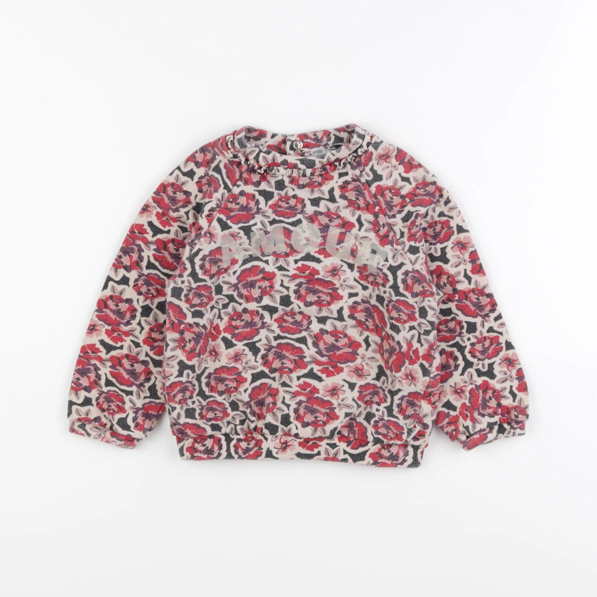 IKKS - sweat rouge - 2 ans