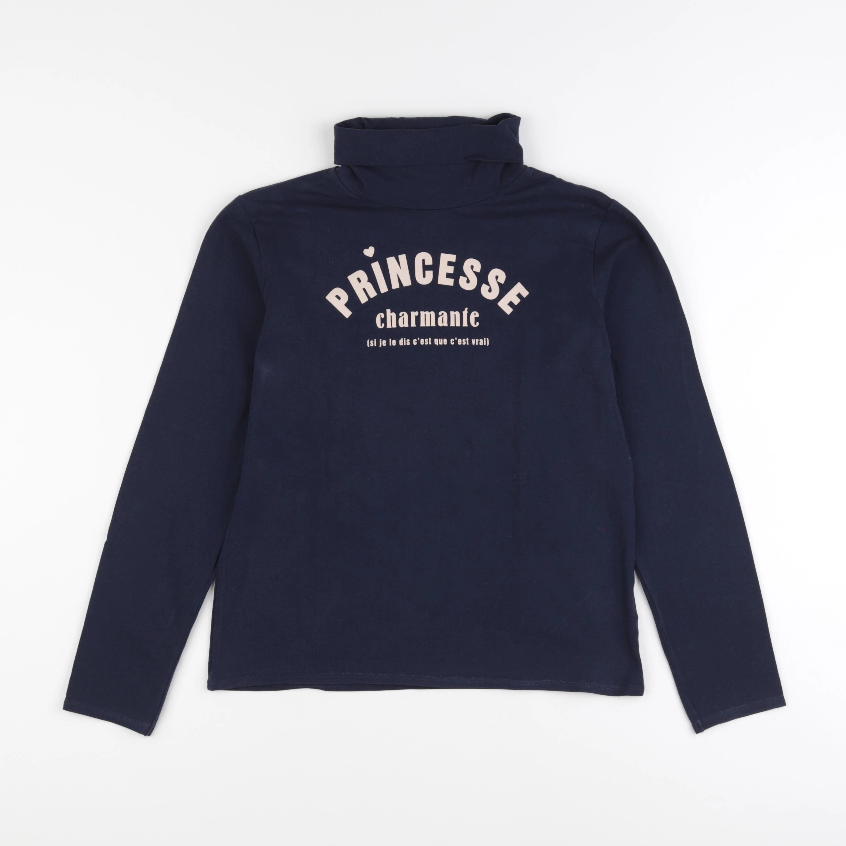 Vertbaudet - sous-pull bleu - 12 ans