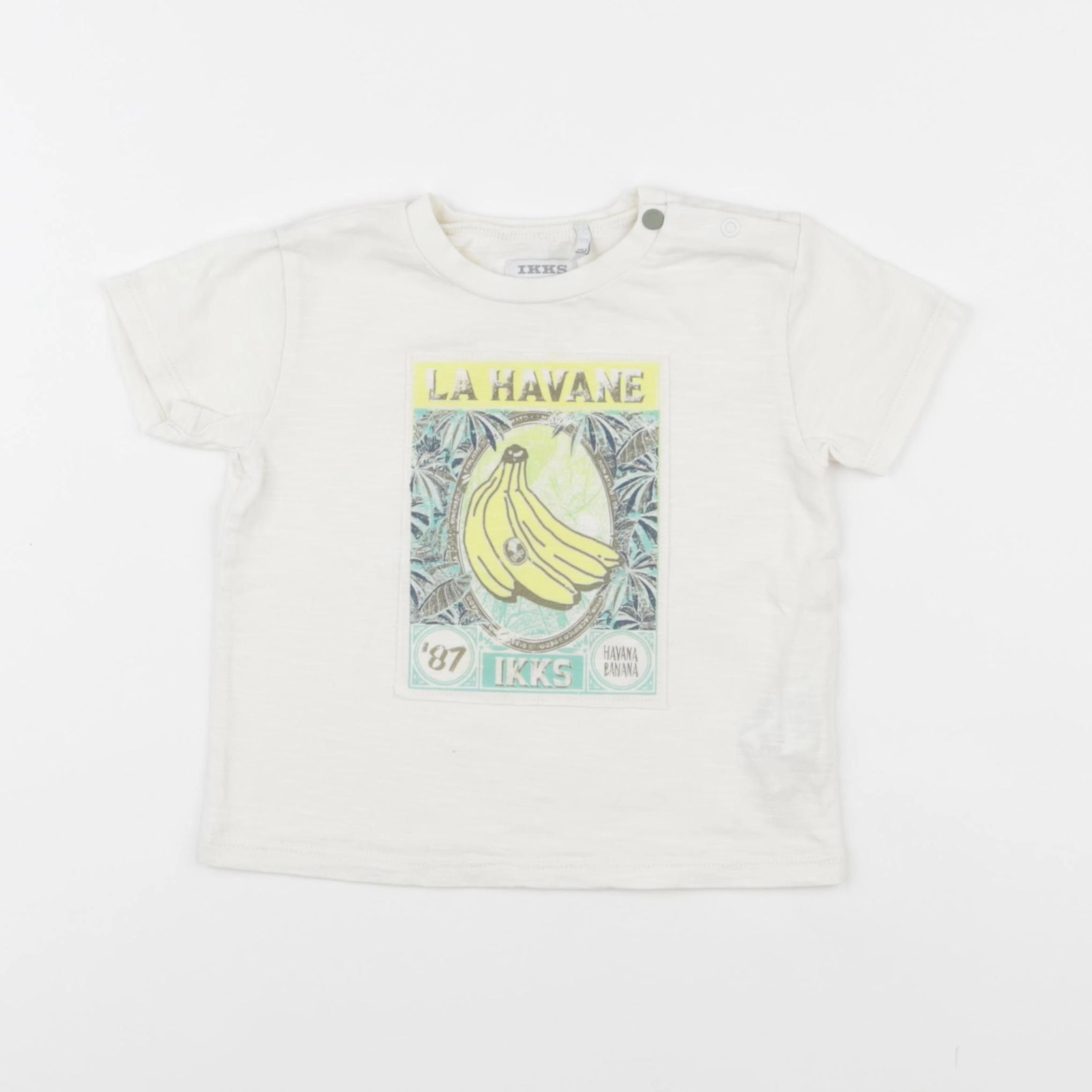 IKKS - tee-shirt beige - 12 mois
