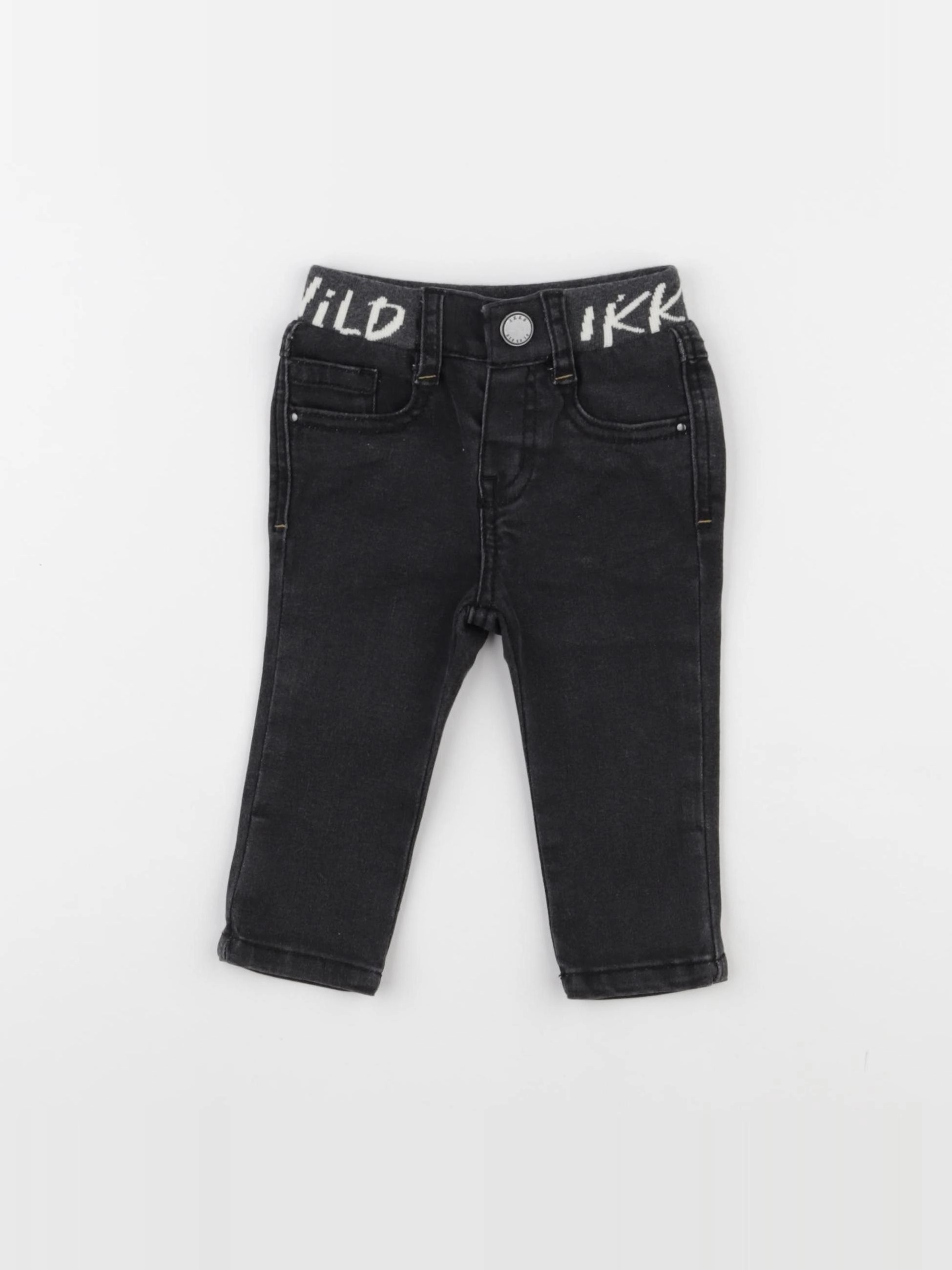 IKKS - jean gris - 6 mois