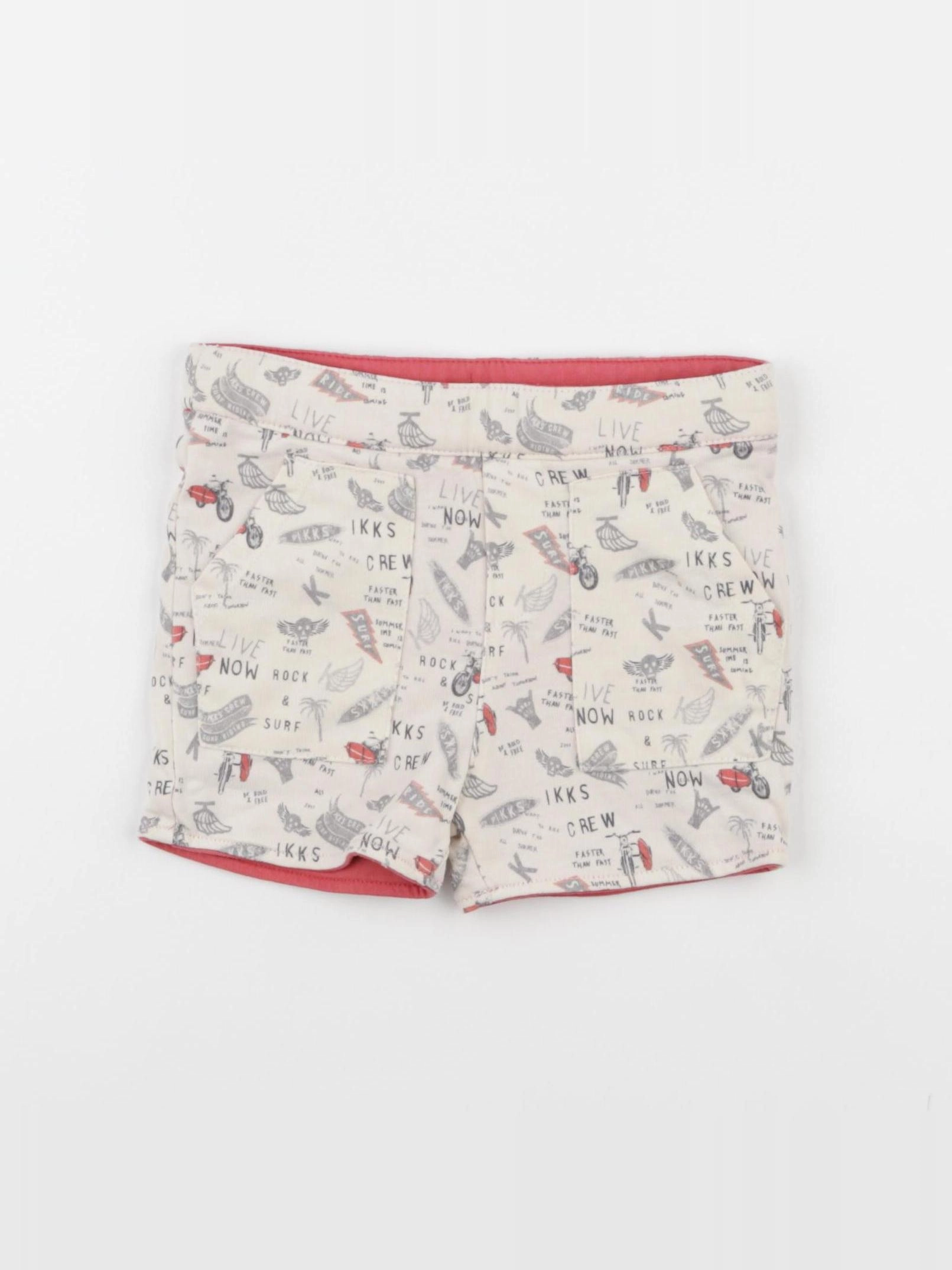 IKKS - short réversible rose - 6 mois