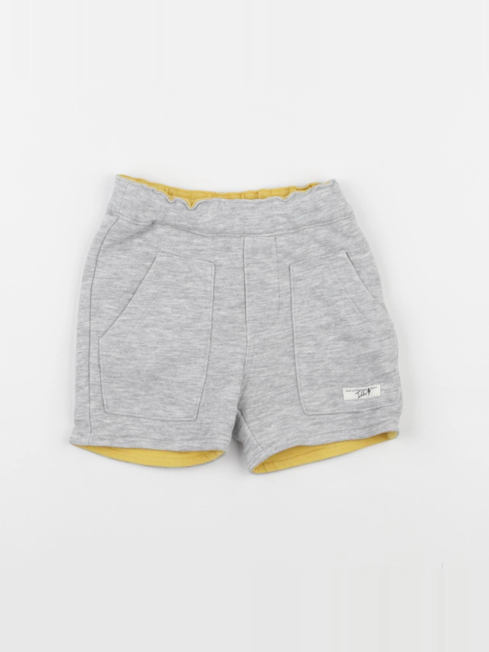 IKKS - short réversible gris - 6 mois