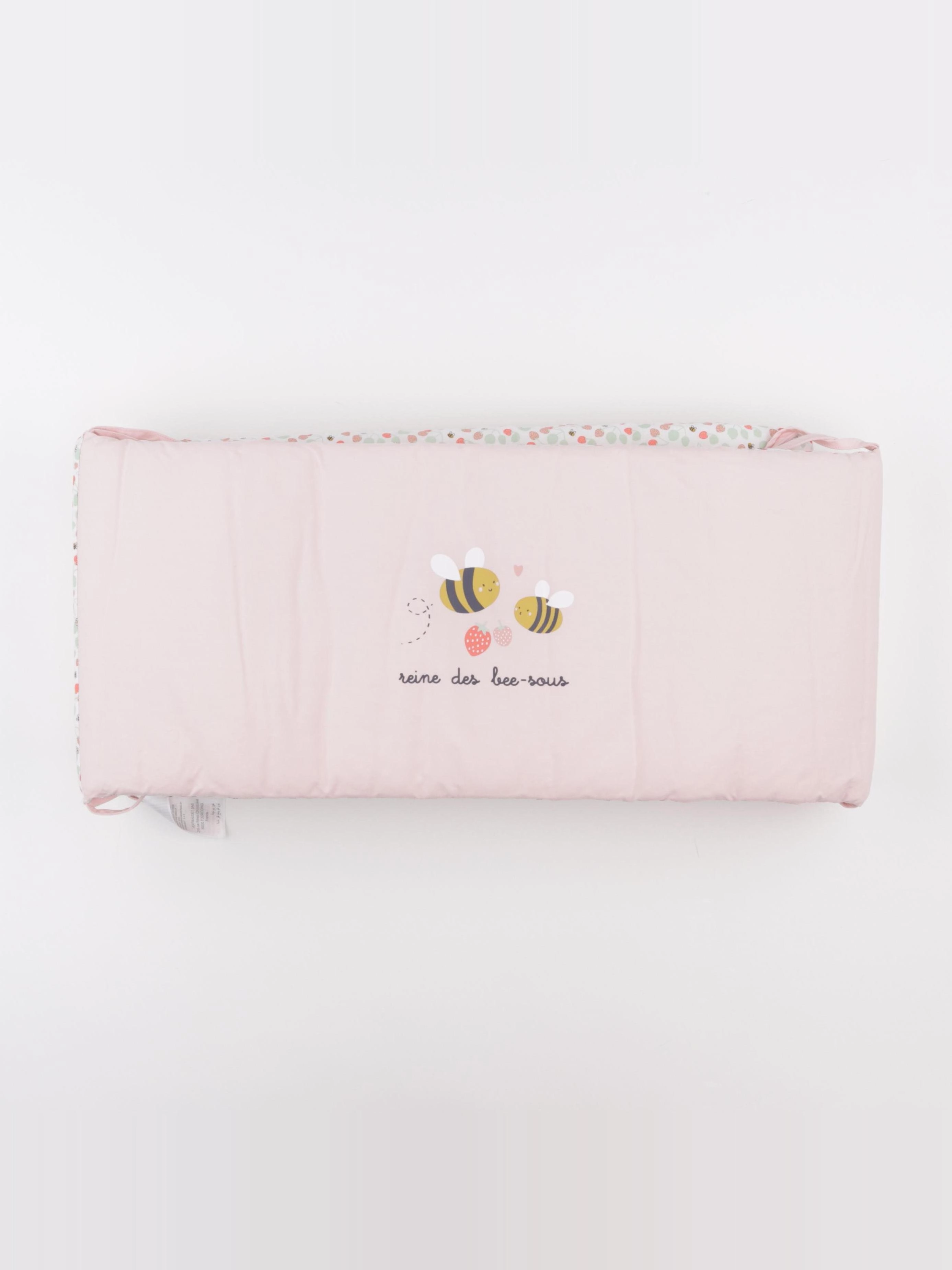 Vertbaudet - tour de lit rose - 