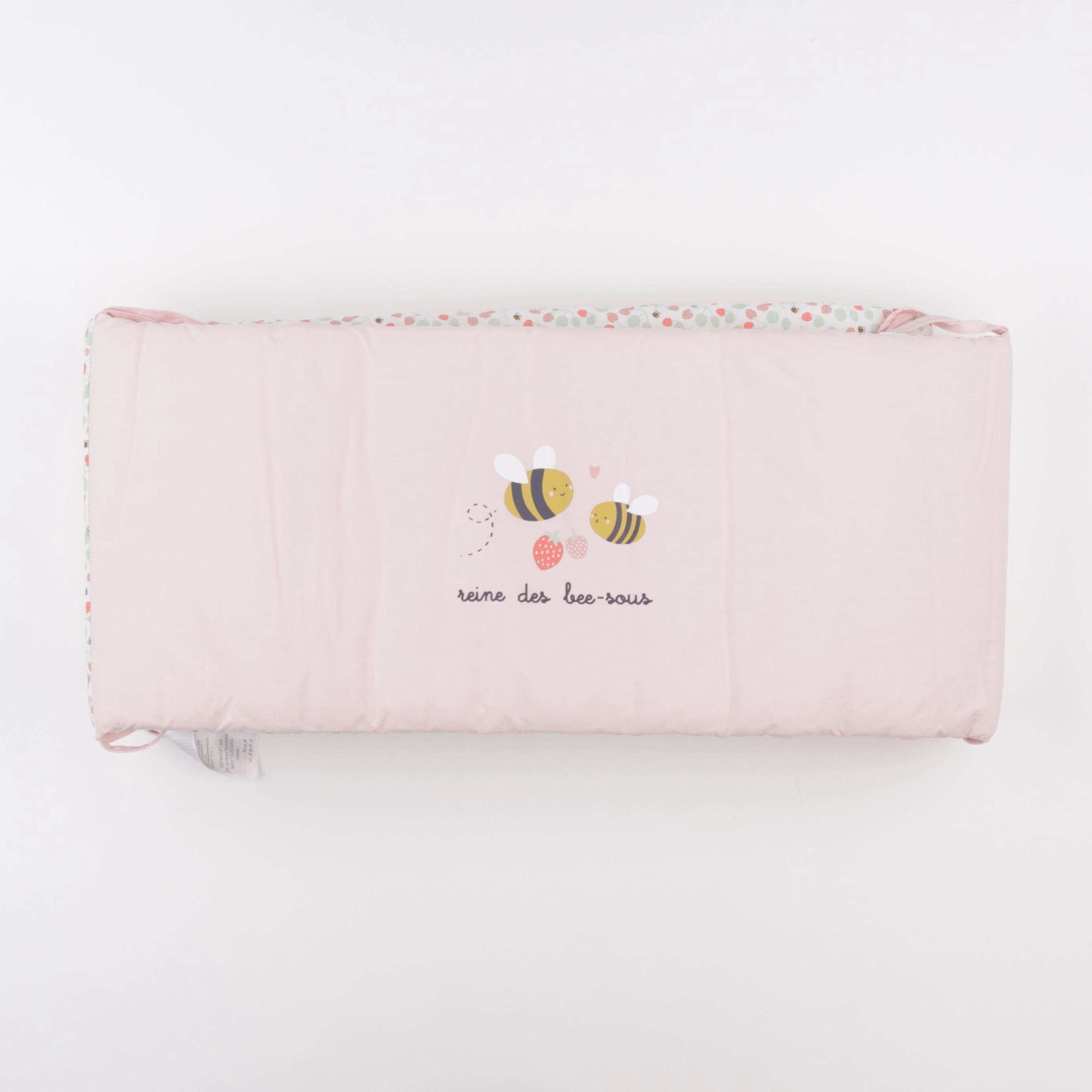 Vertbaudet - tour de lit rose - 