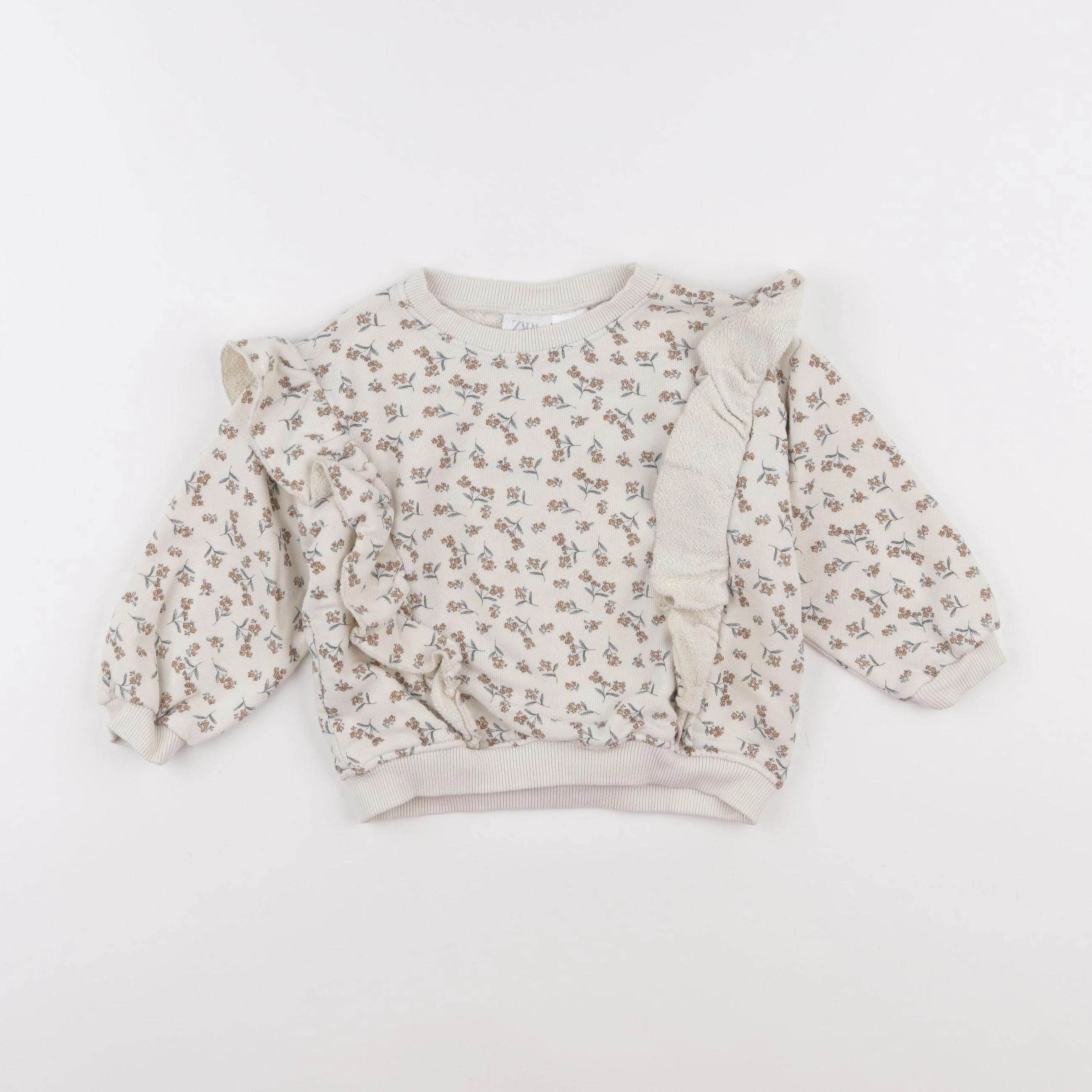 Zara - sweat beige - 18 mois