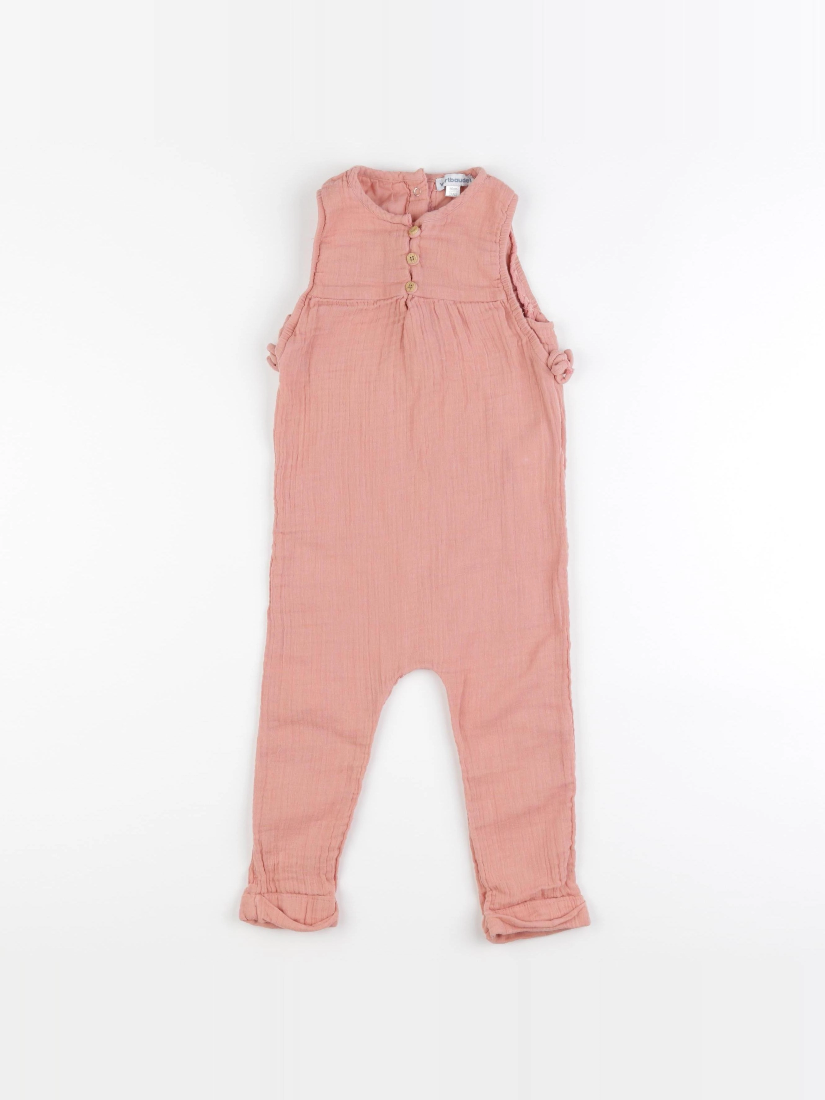 Vertbaudet - combinaison rose - 2 ans