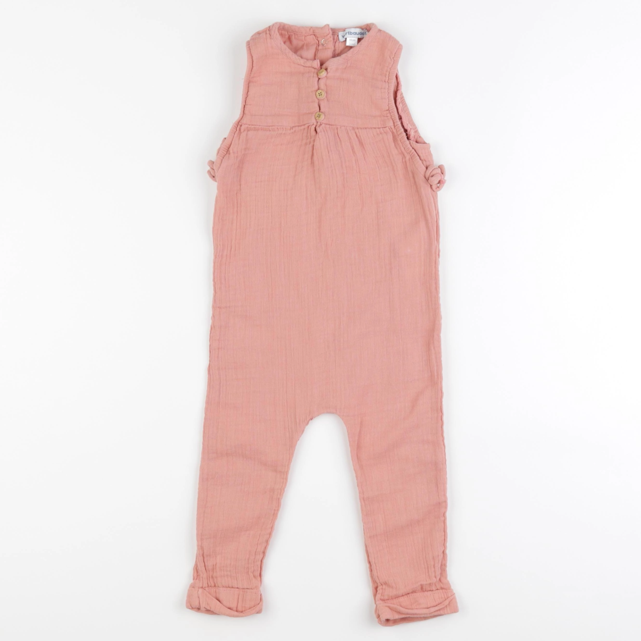 Vertbaudet - combinaison rose - 2 ans