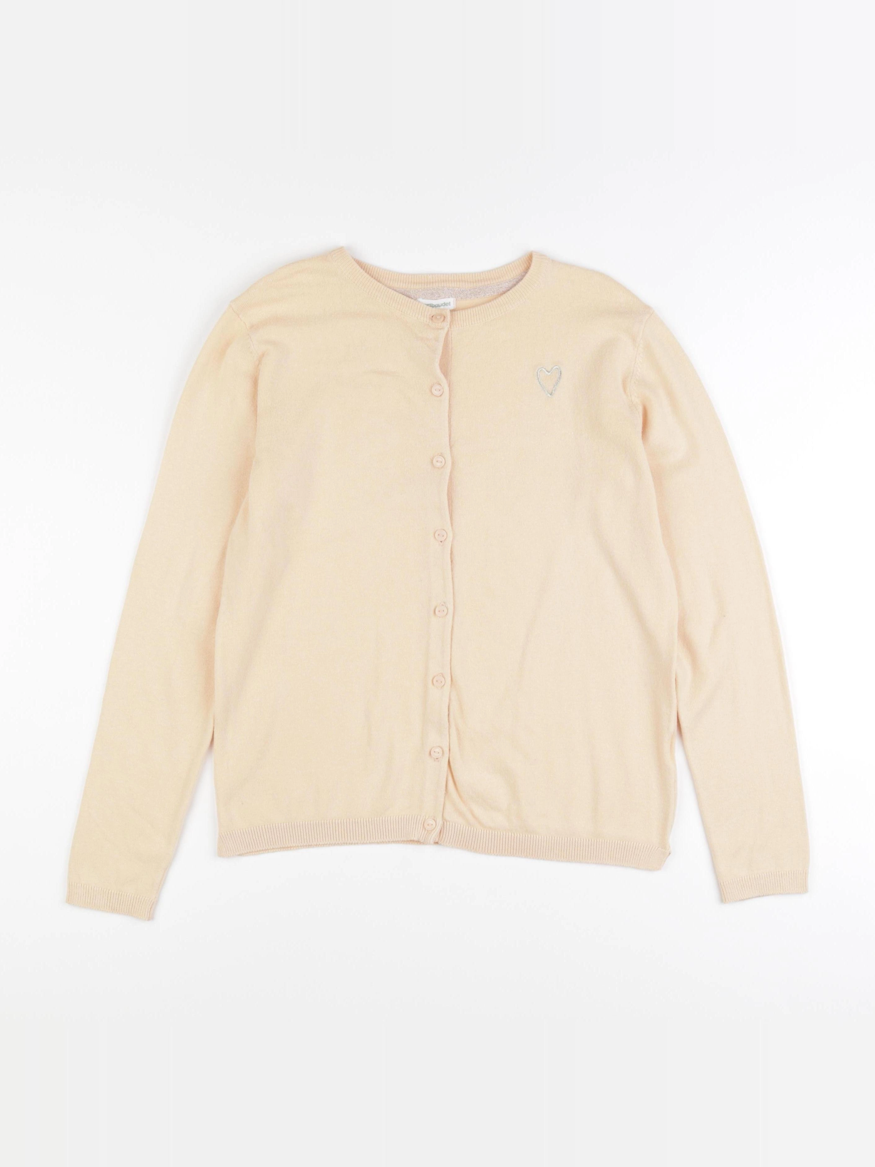 Vertbaudet - gilet orange - 12 ans