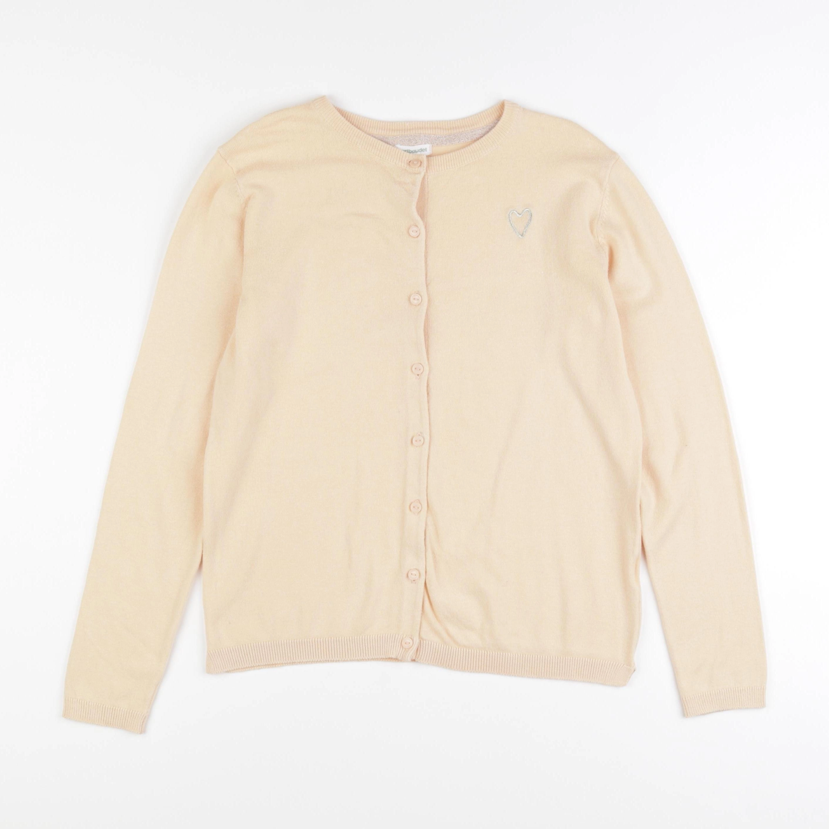 Vertbaudet - gilet orange - 12 ans