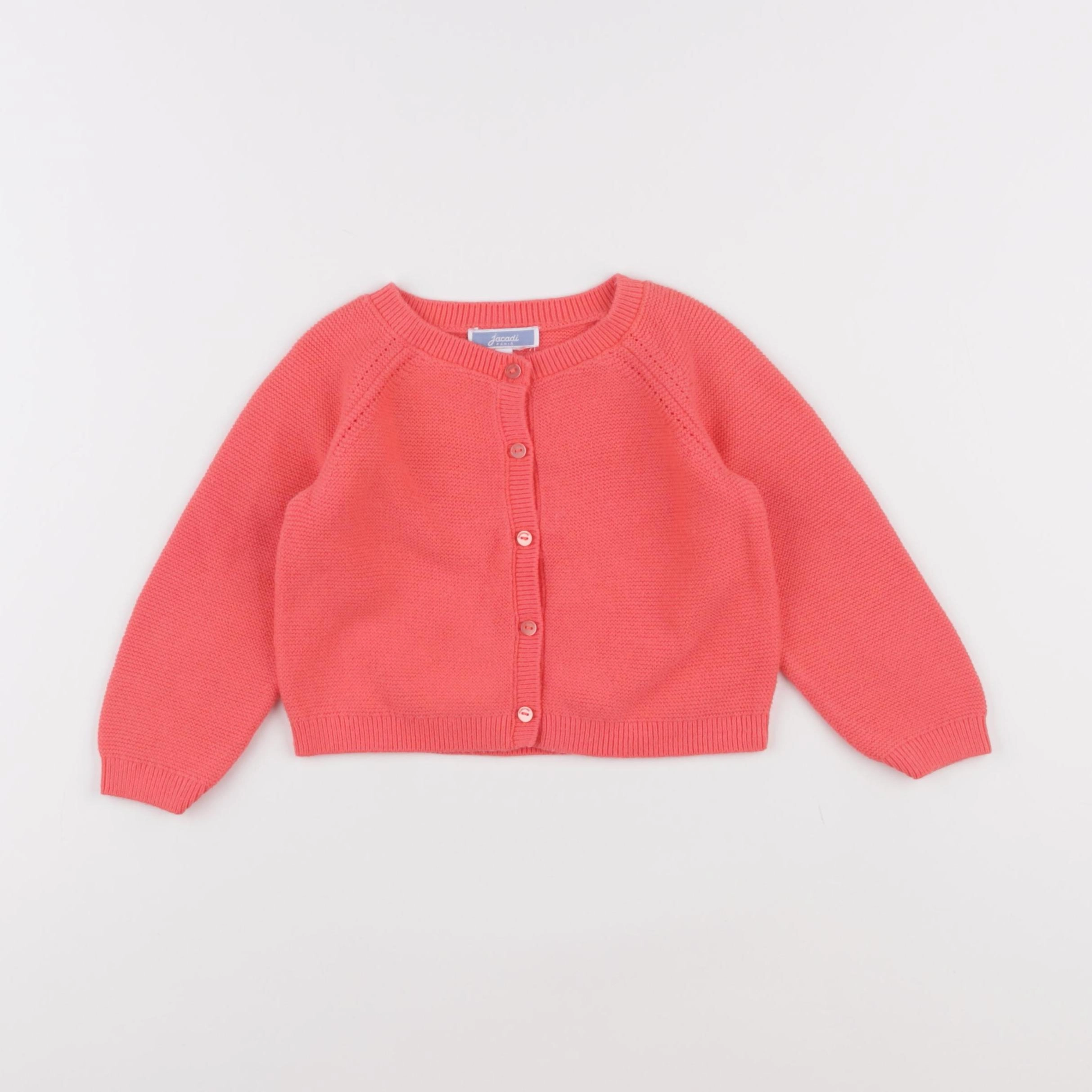 Jacadi - gilet rose - 18 mois