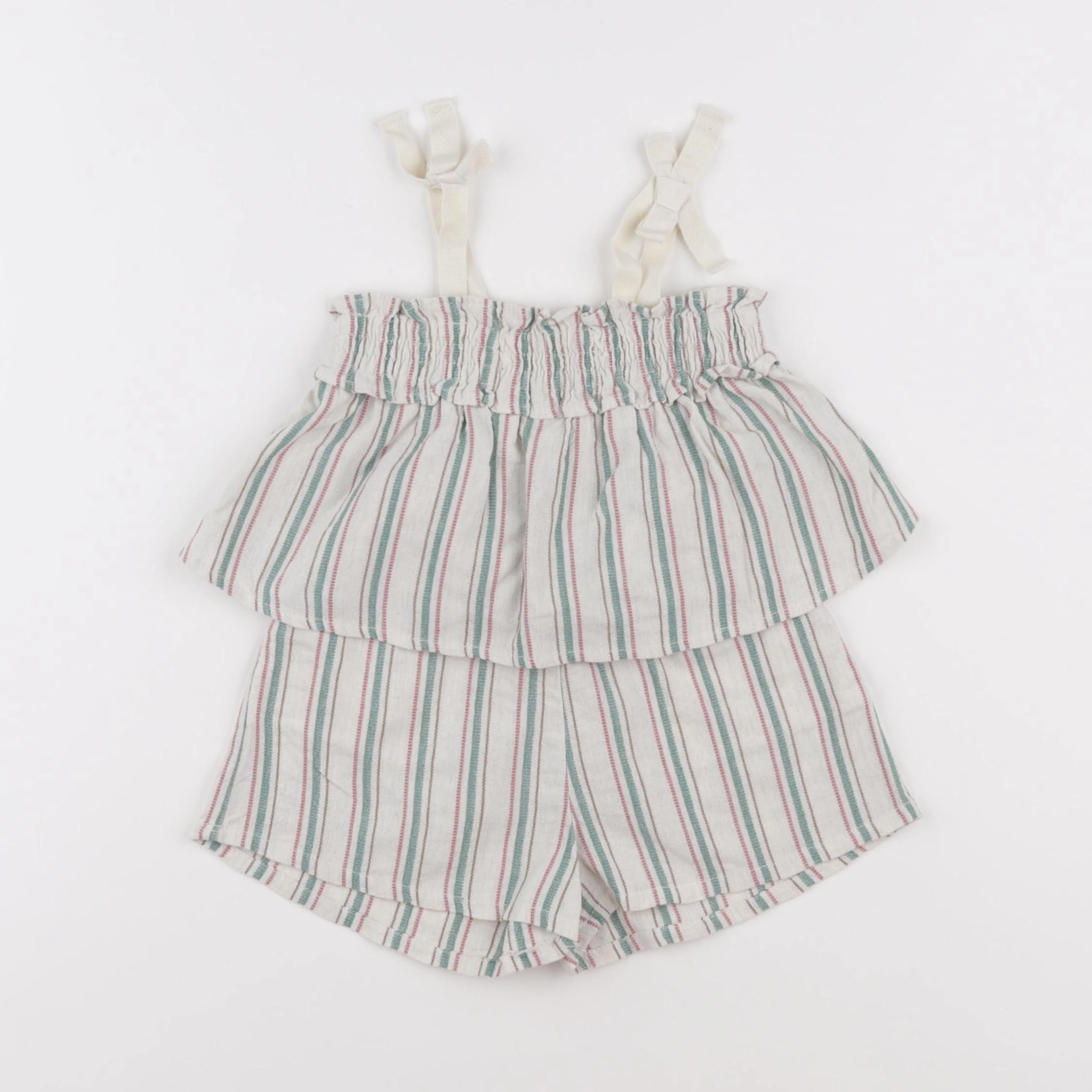 Zara - ensemble beige - 12/18 mois