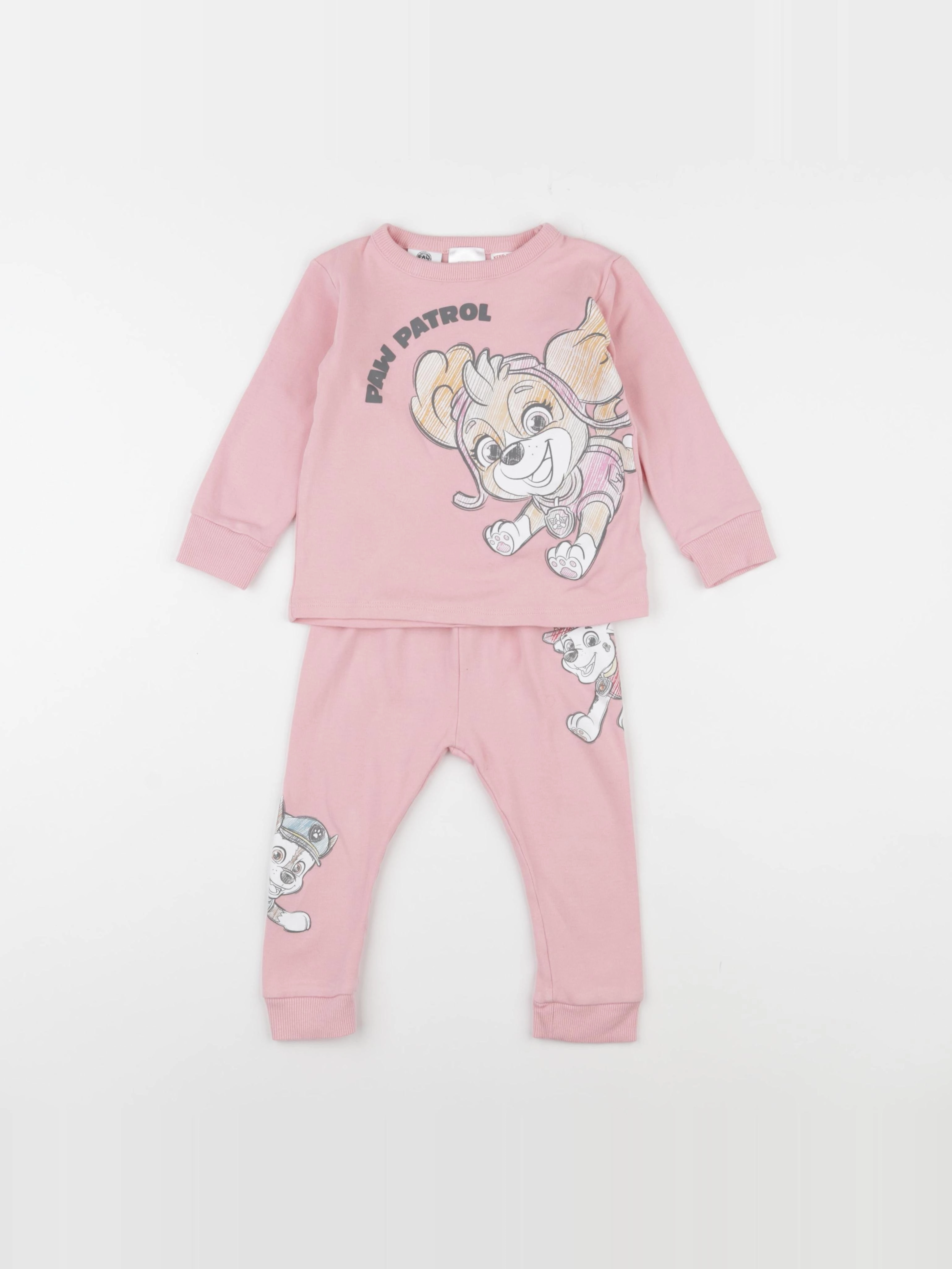 Zara - ensemble coton rose - 2 ans