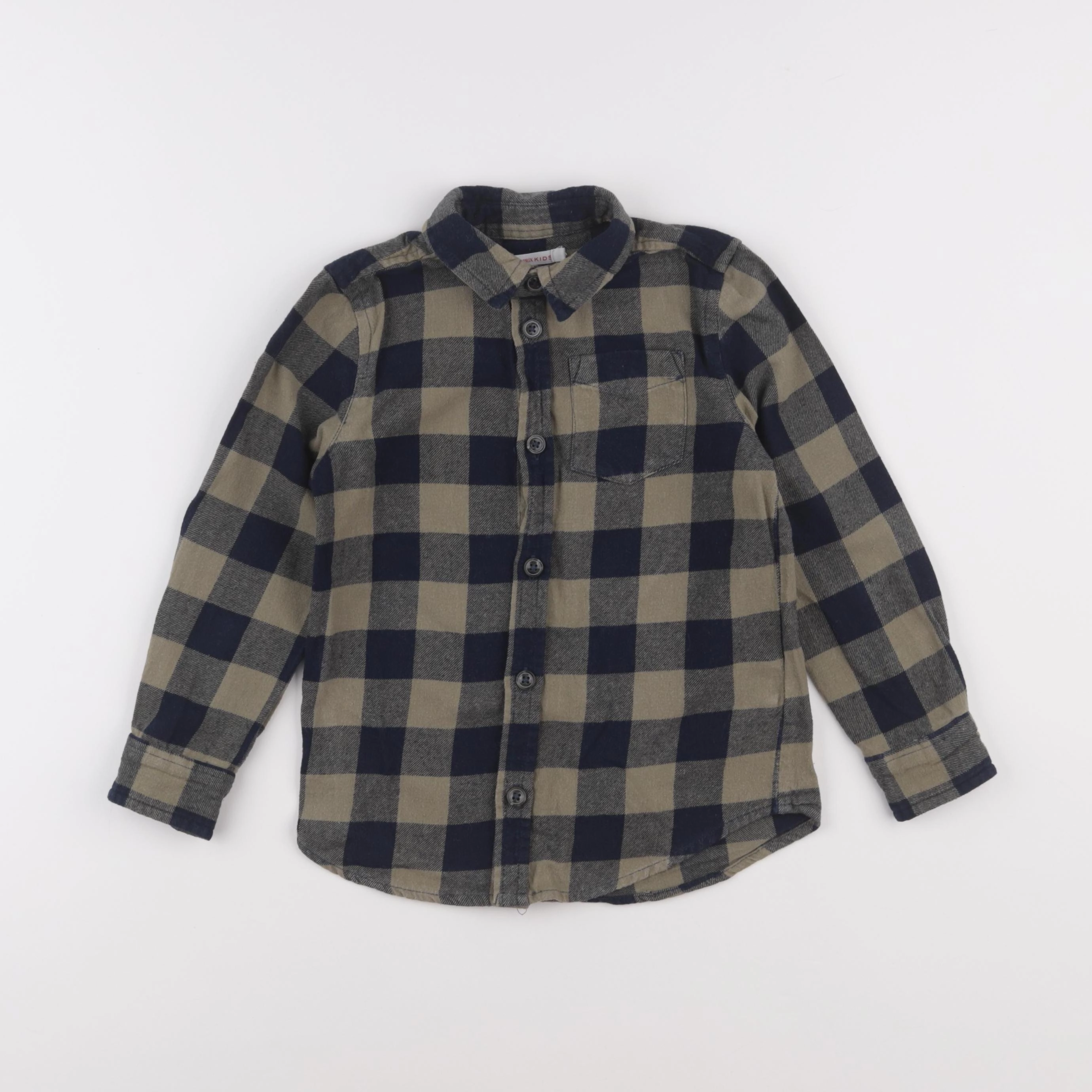 Monoprix - chemise vert - 4 ans