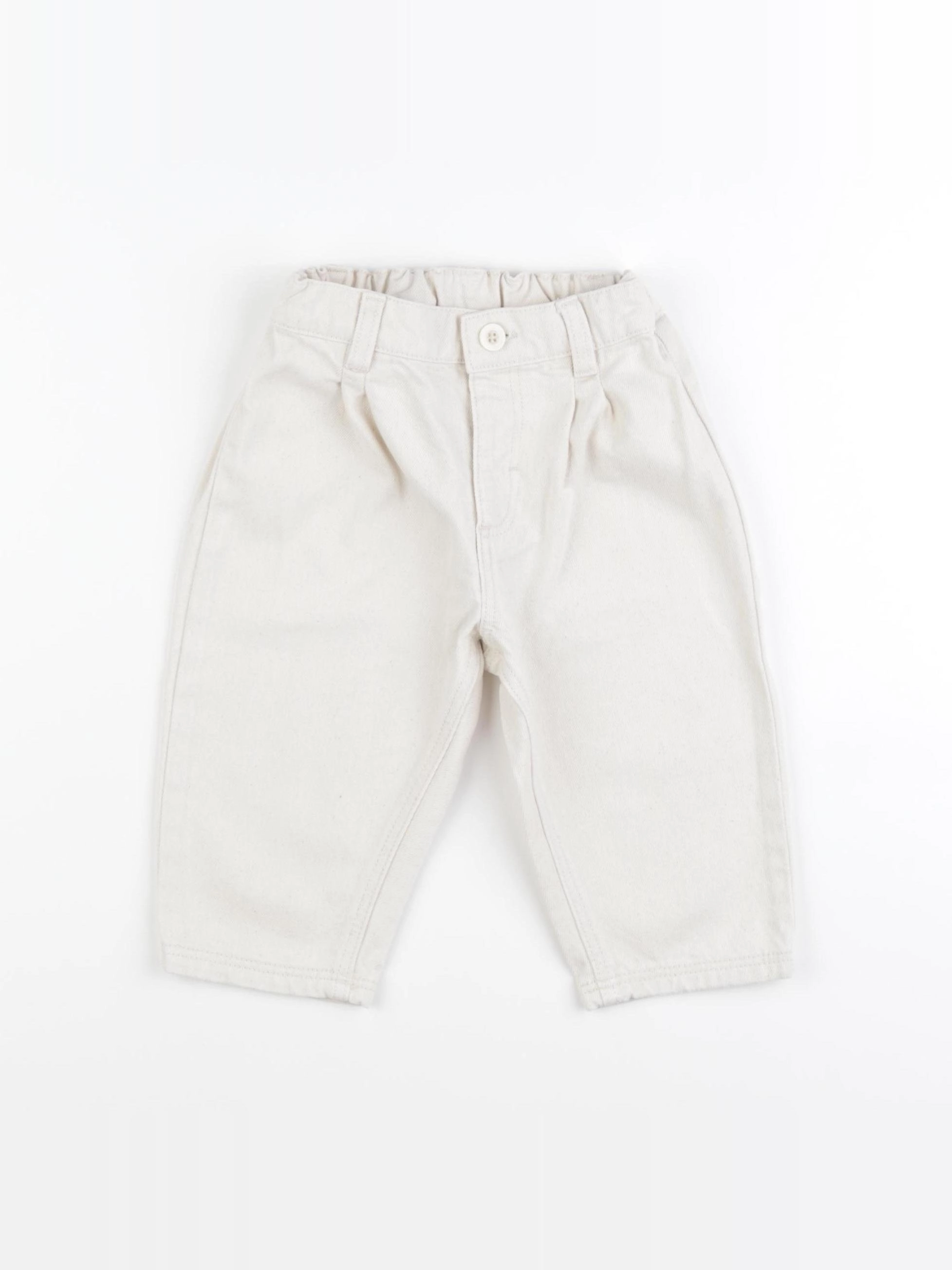 Petit Bateau - jean beige - 18 mois