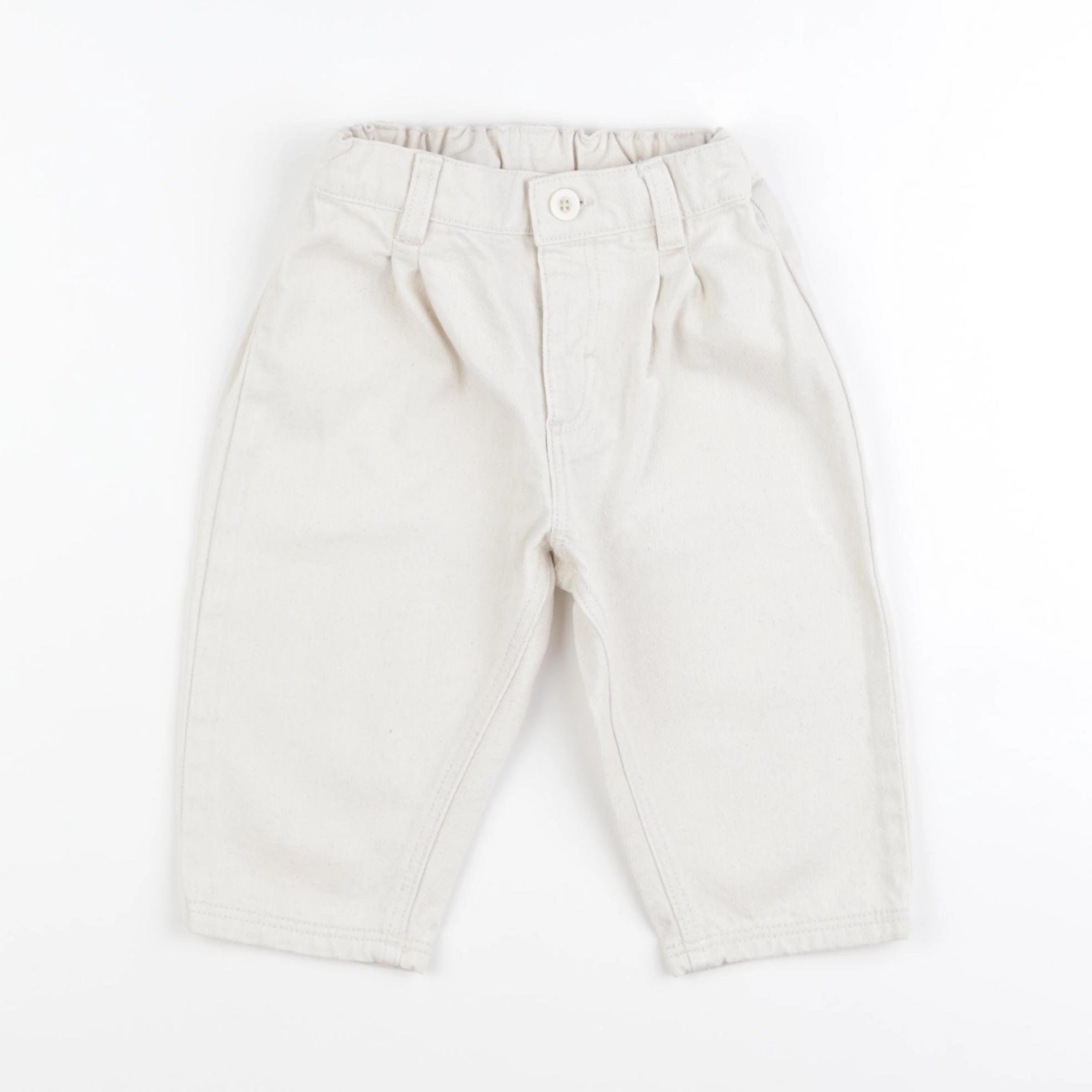 Petit Bateau - jean beige - 18 mois