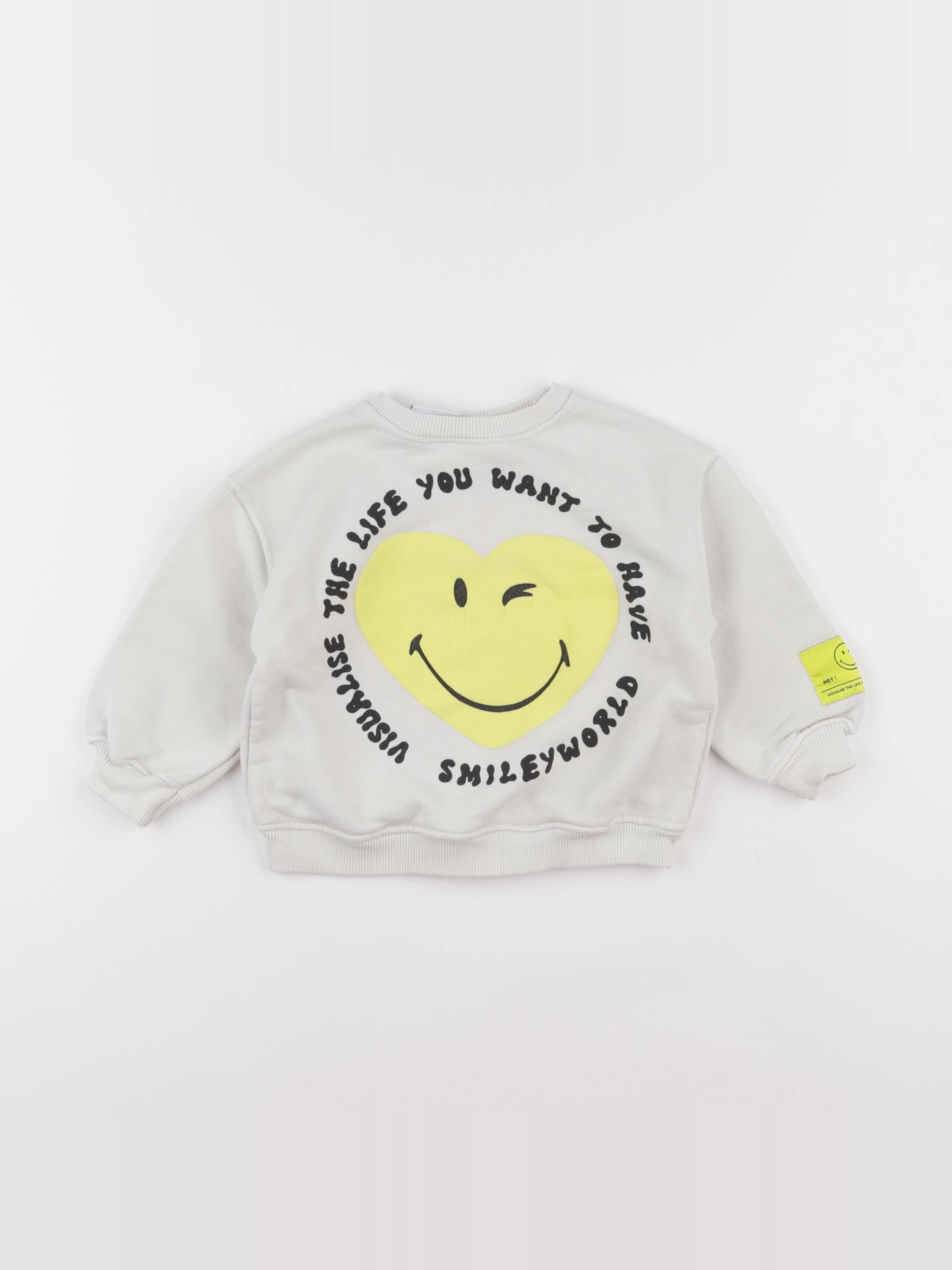 Zara - sweat jaune - 18 mois