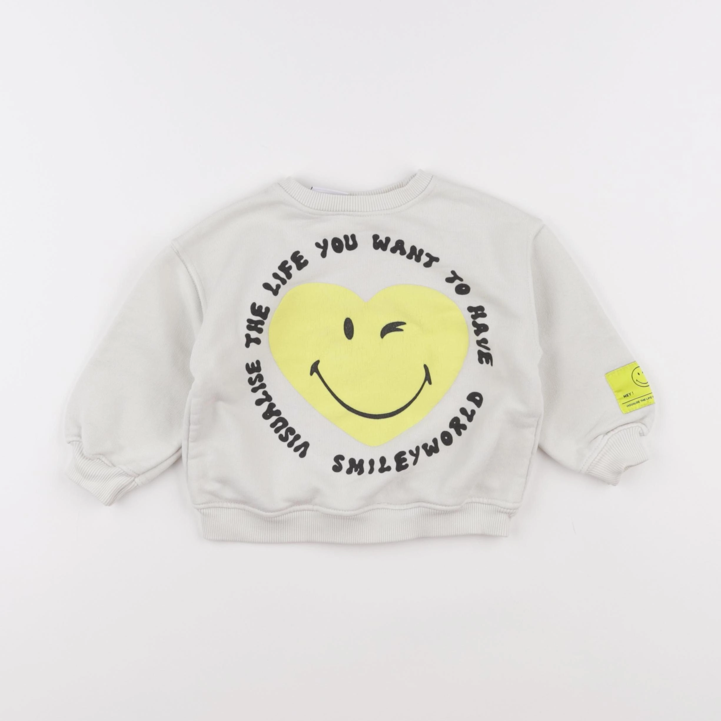 Zara - sweat jaune - 18 mois