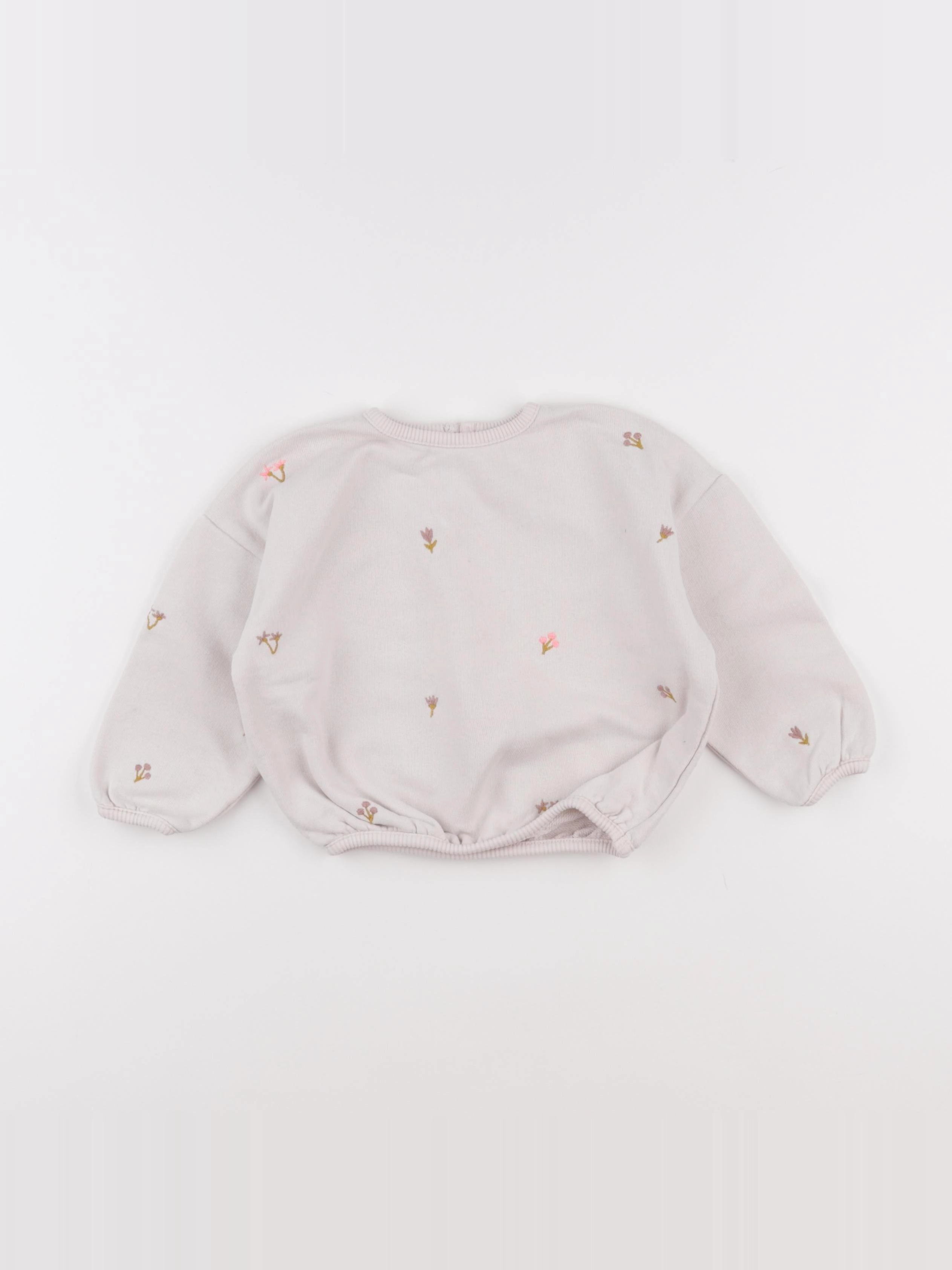 Zara - sweat rose - 12/18 mois
