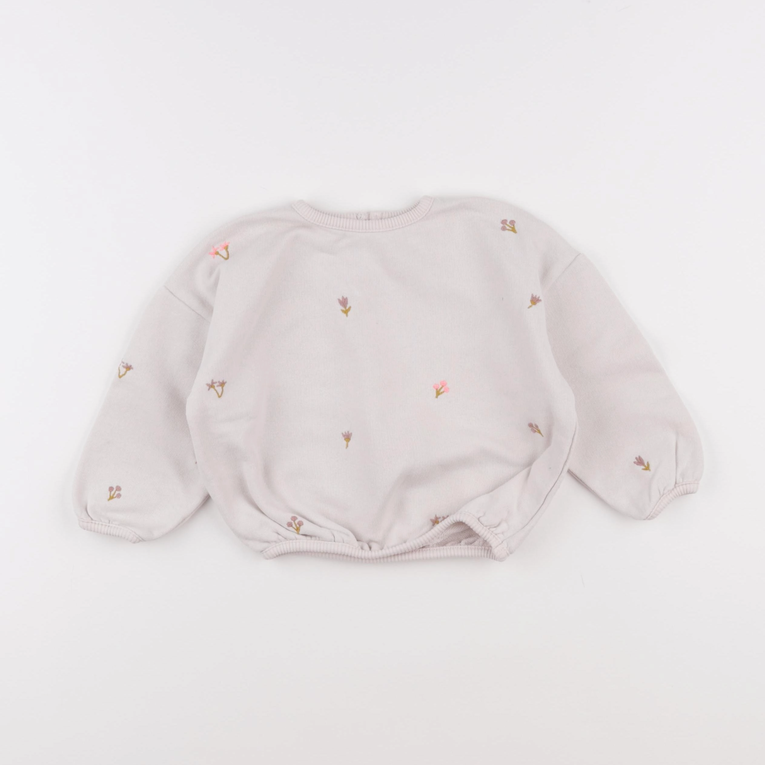 Zara - sweat rose - 12/18 mois