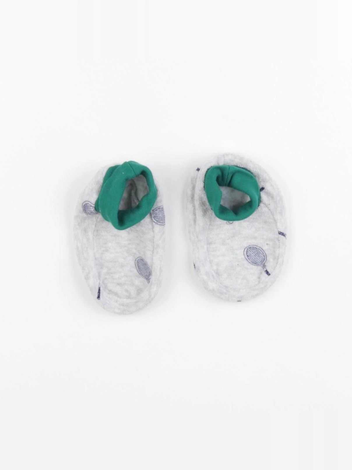 Petit Bateau - chaussons gris - pointure 23