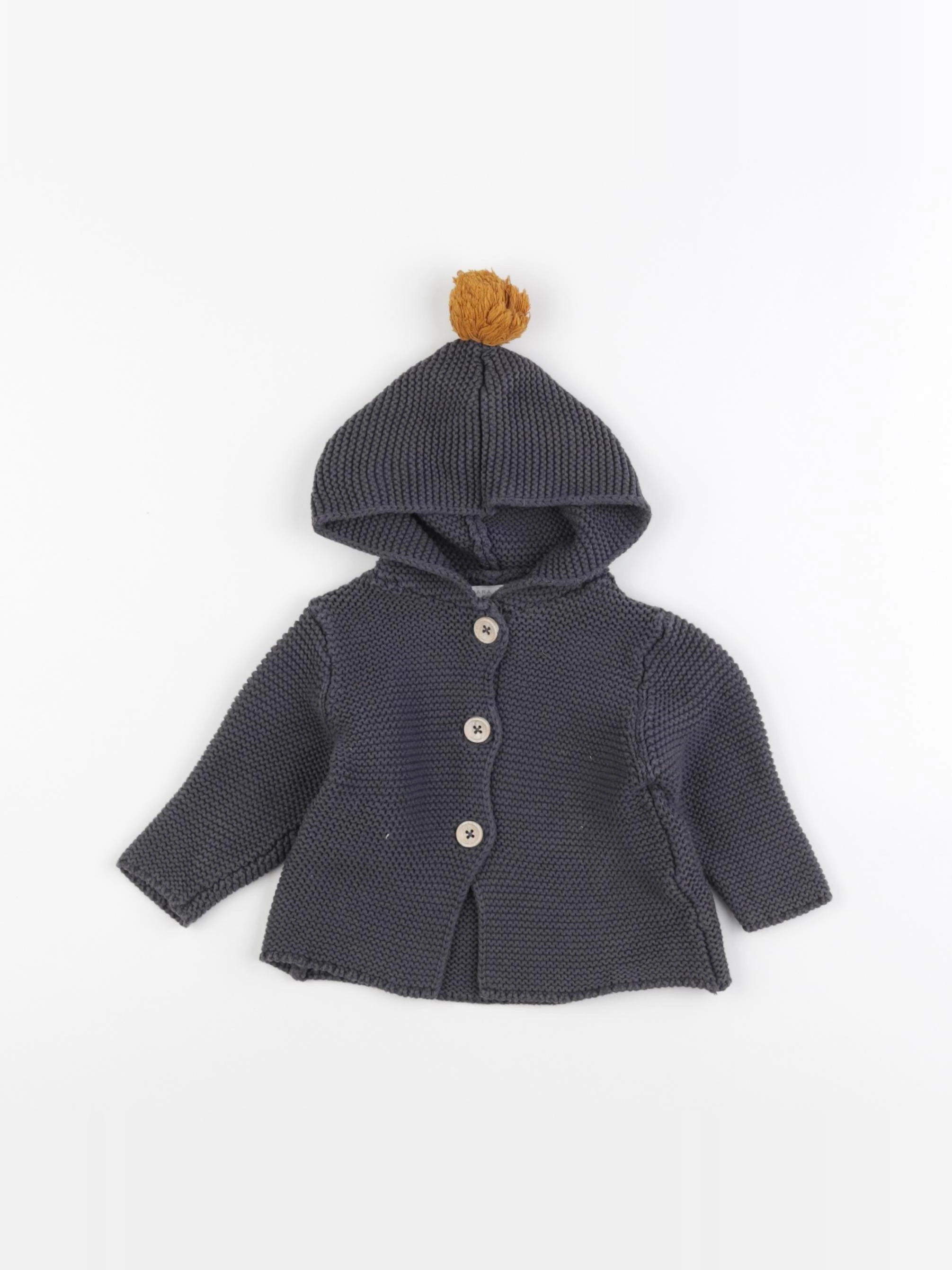 Zara - veste gris - 1/3 mois