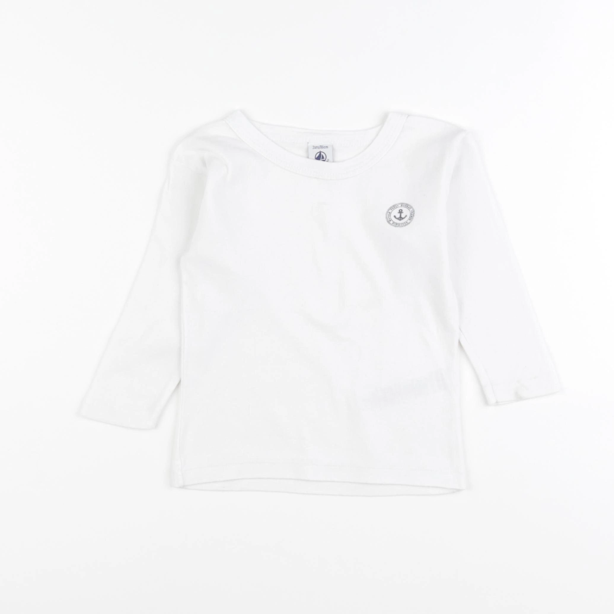 Petit Bateau - maillot de corps blanc - 2 ans