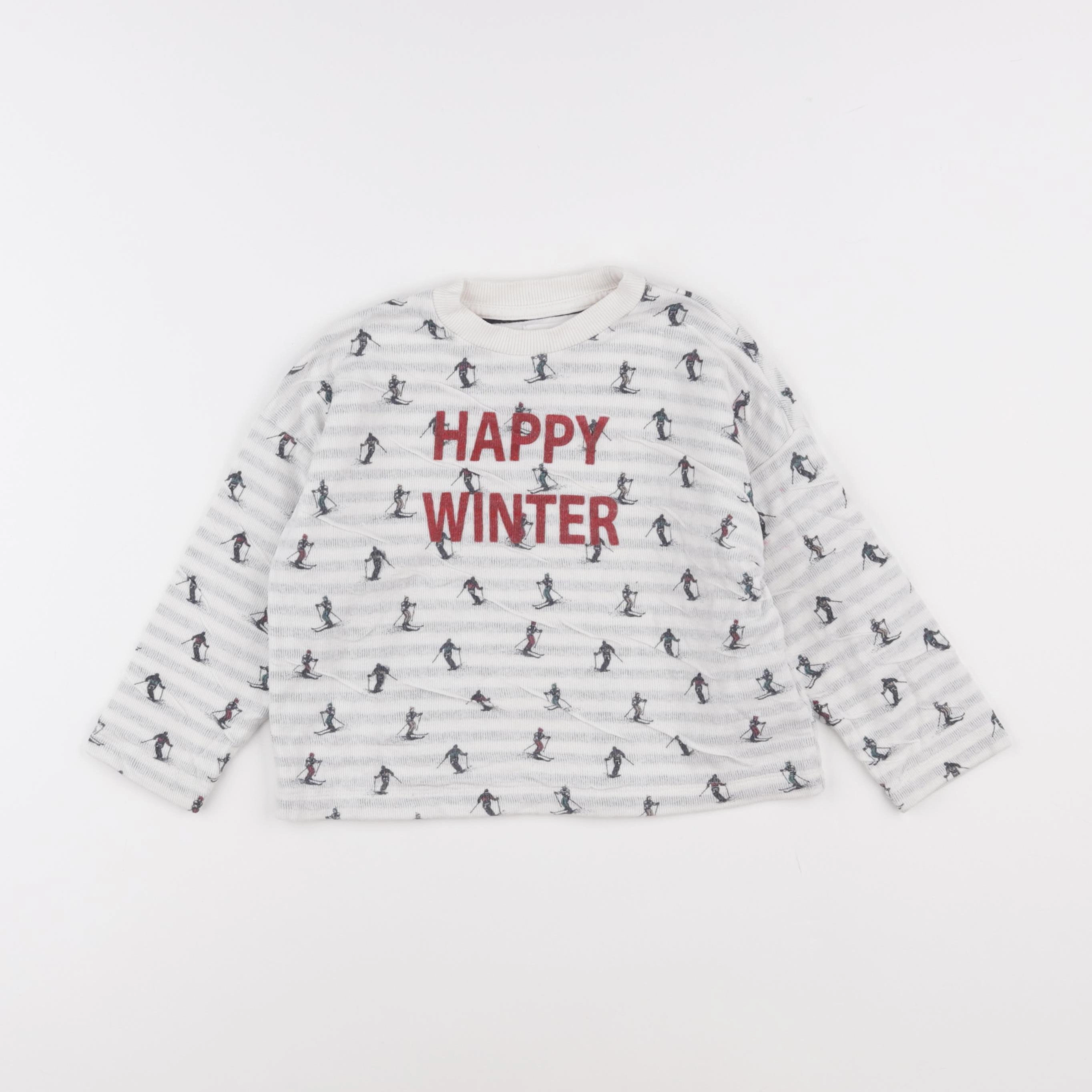 Monoprix - sweat blanc - 3 ans