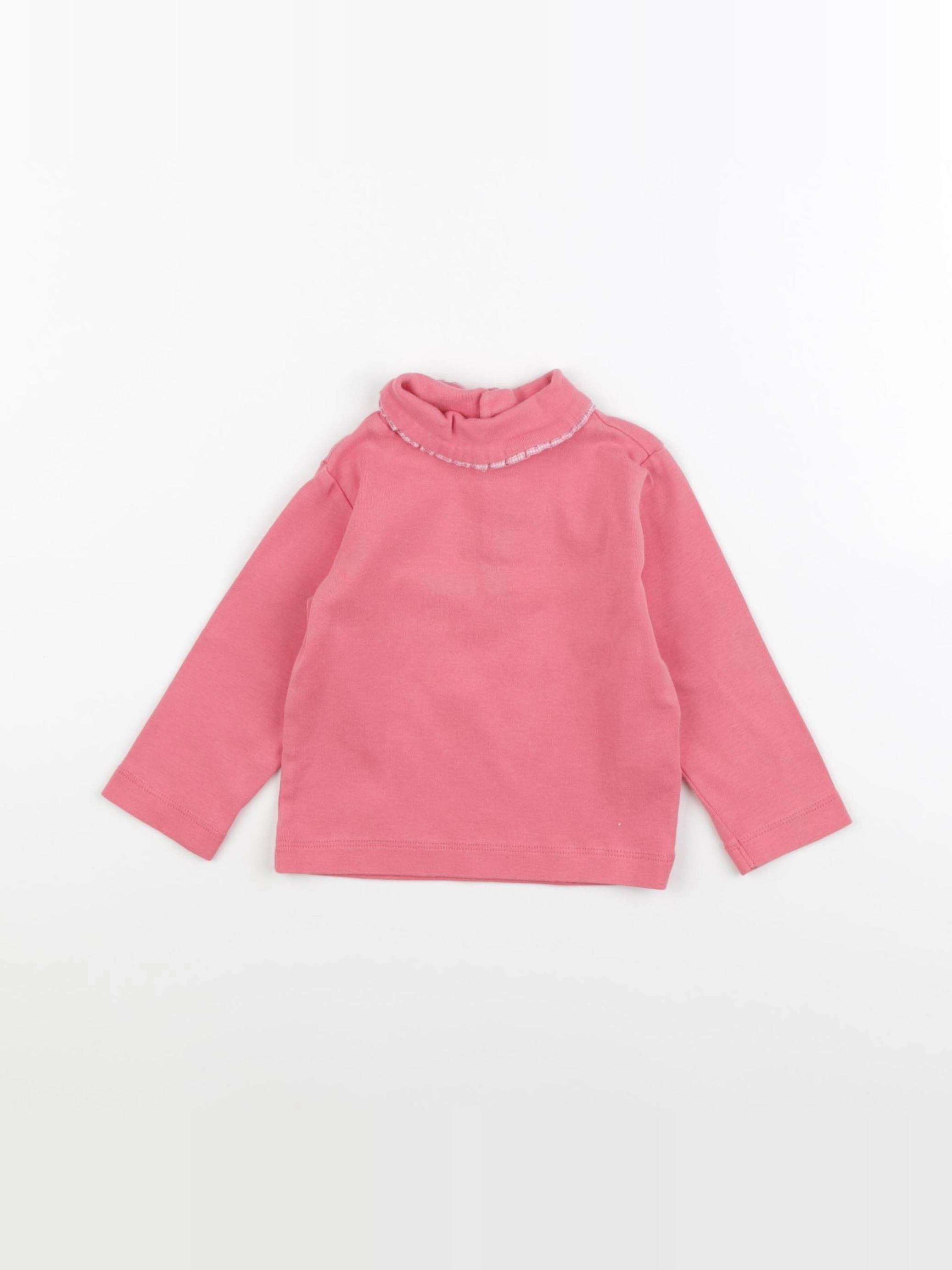 Jacadi - sous-pull rose - 12 mois