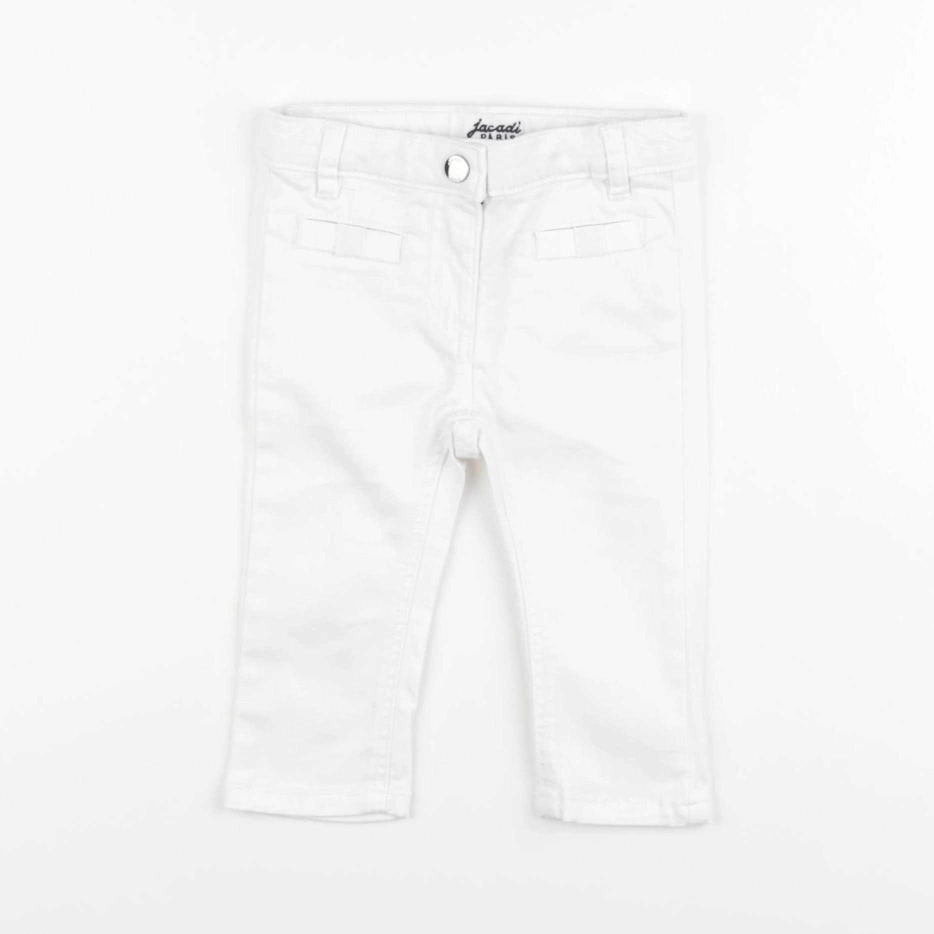 Jacadi - pantalon blanc - 12 mois