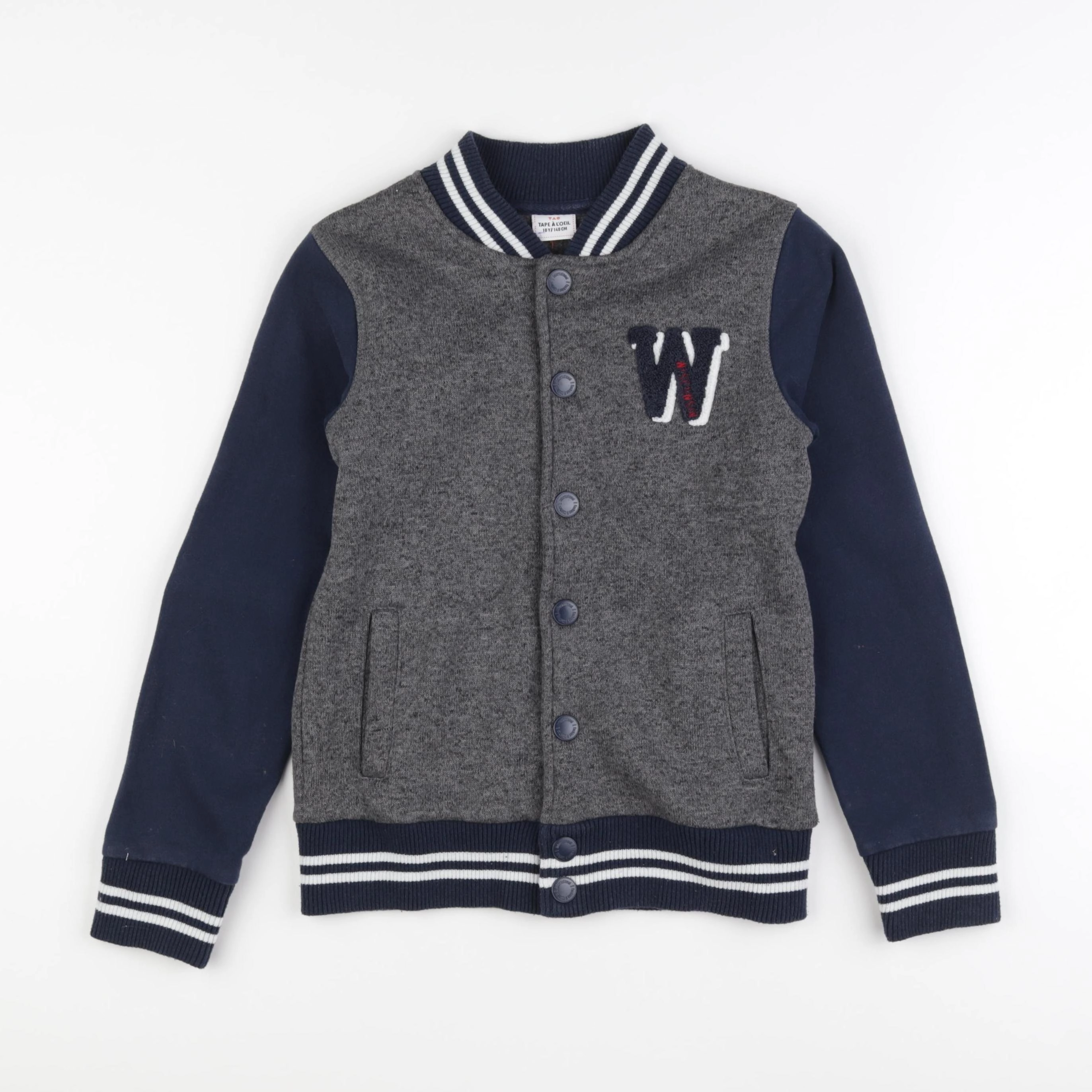Tape à l'oeil - sweat gris - 10 ans