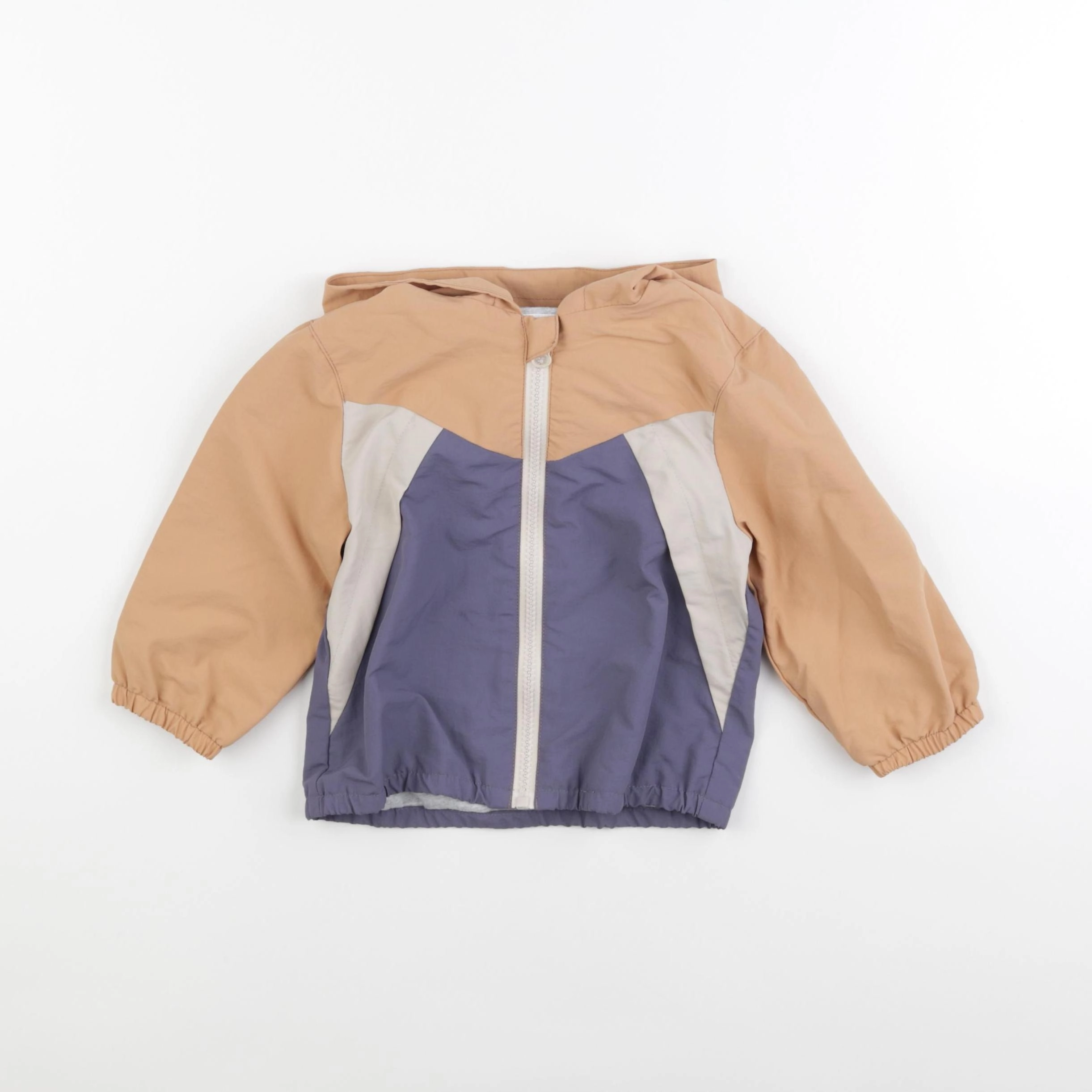 Vertbaudet - veste bleu, marron - 12 mois