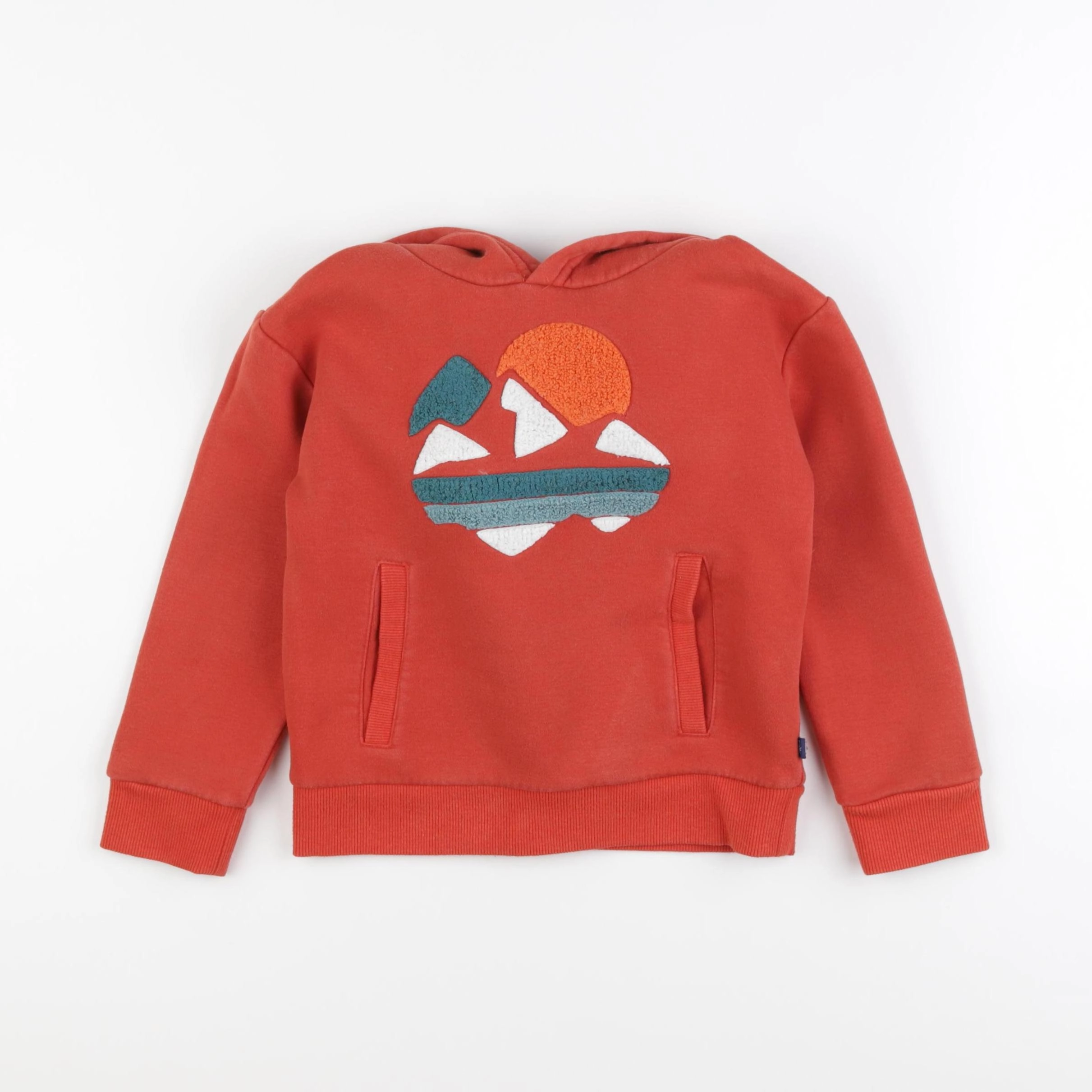 Okaidi - sweat orange - 5 ans