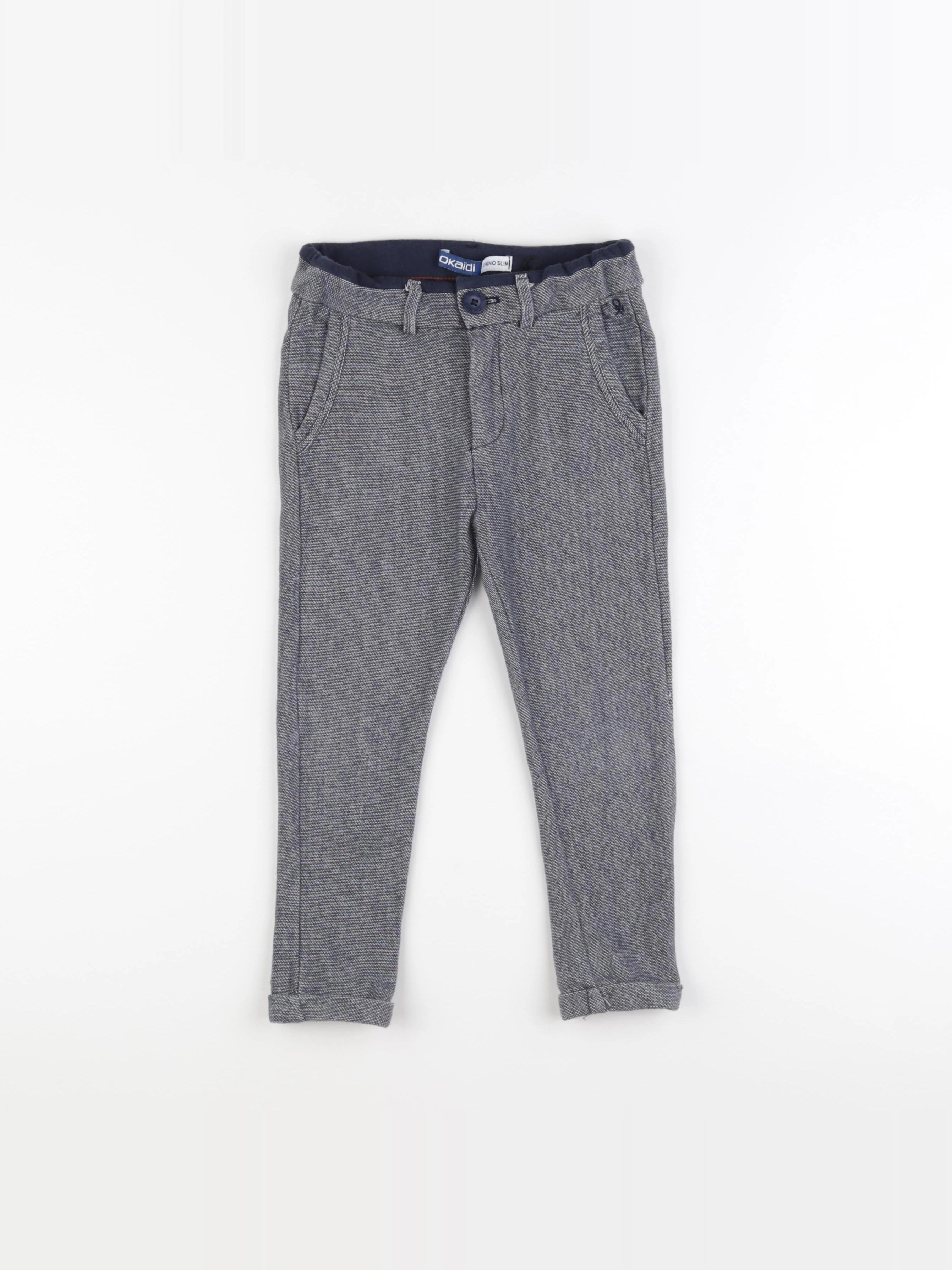 Okaidi - pantalon bleu - 4 ans