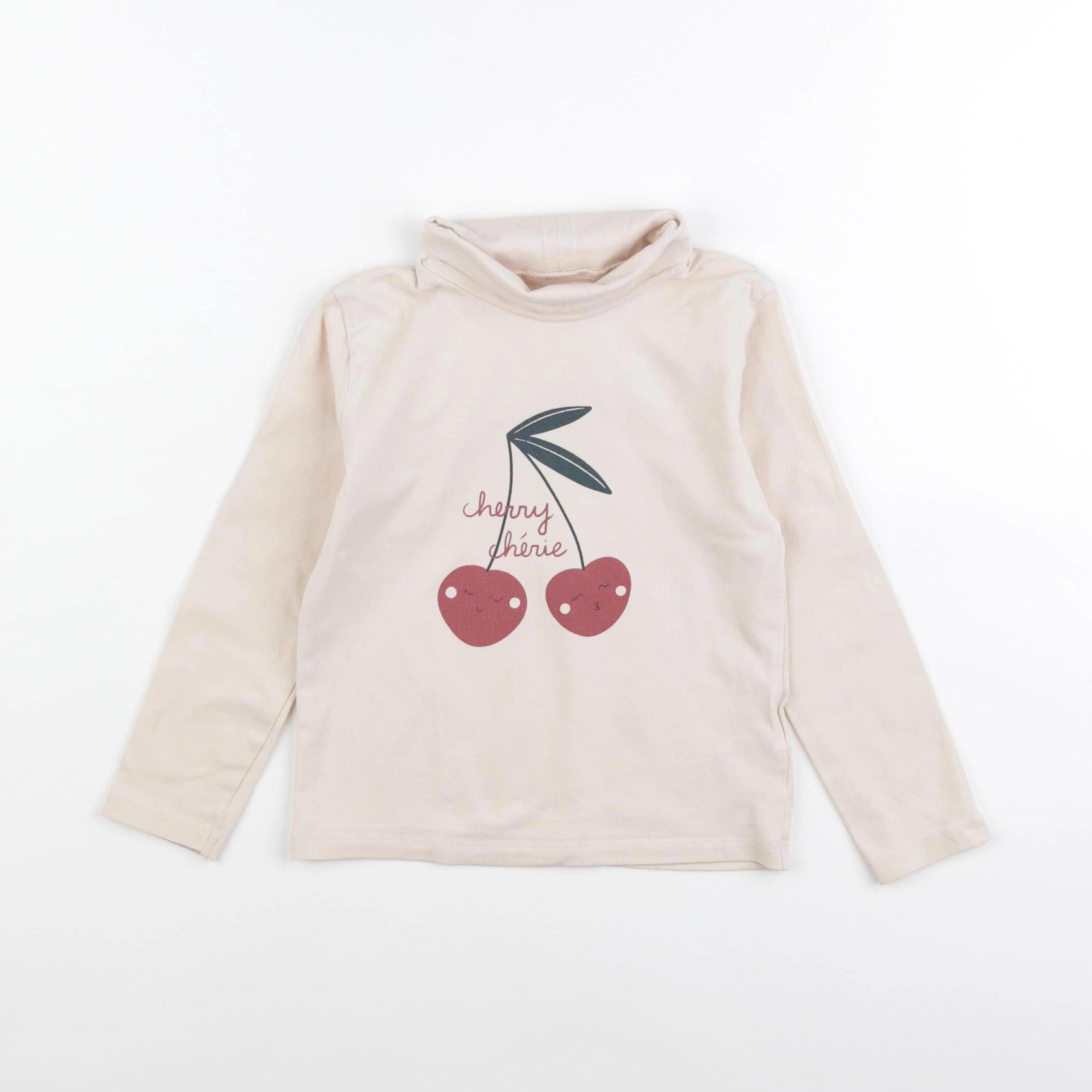 Vertbaudet - sous-pull beige - 5 ans