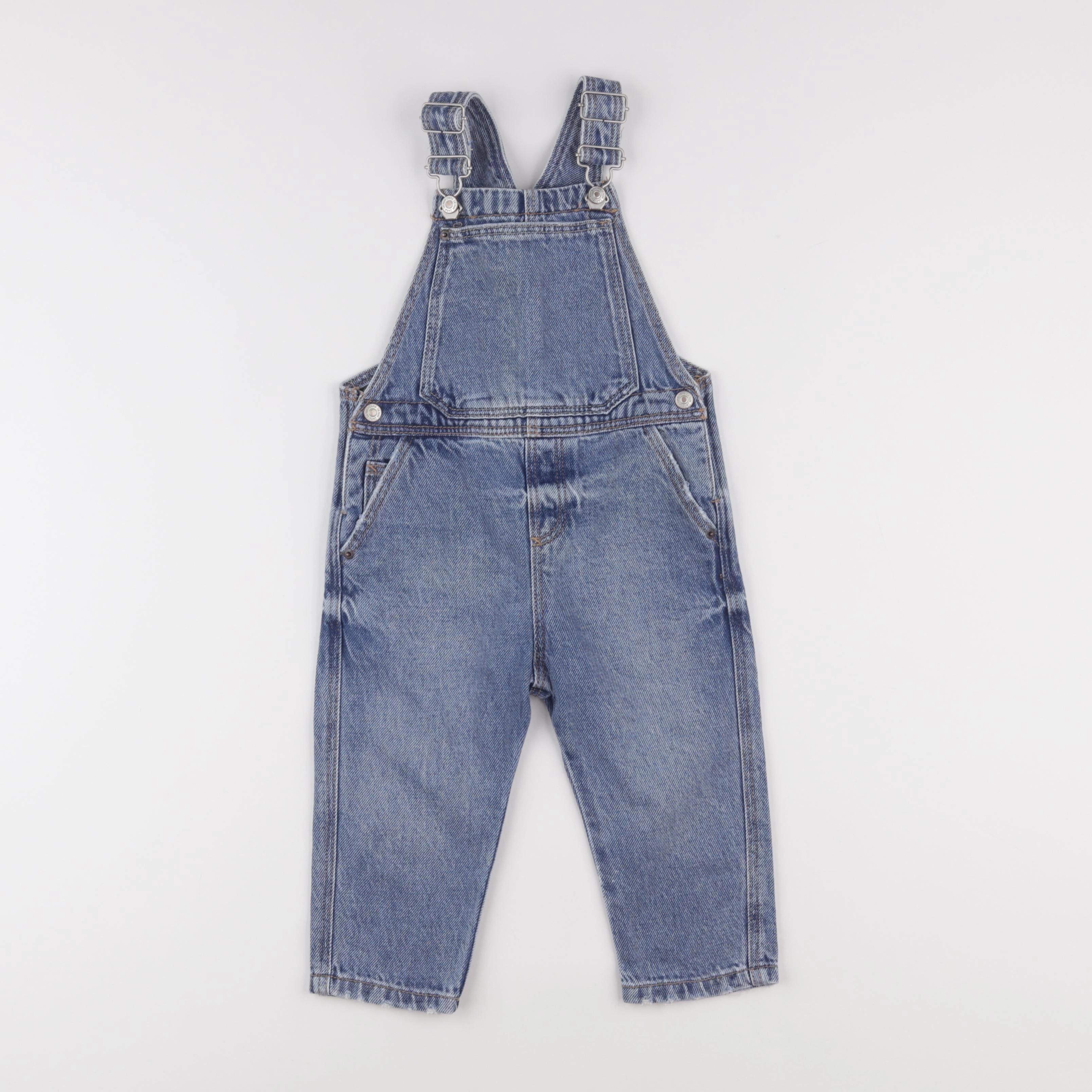 Zara - salopette bleu - 12/18 mois