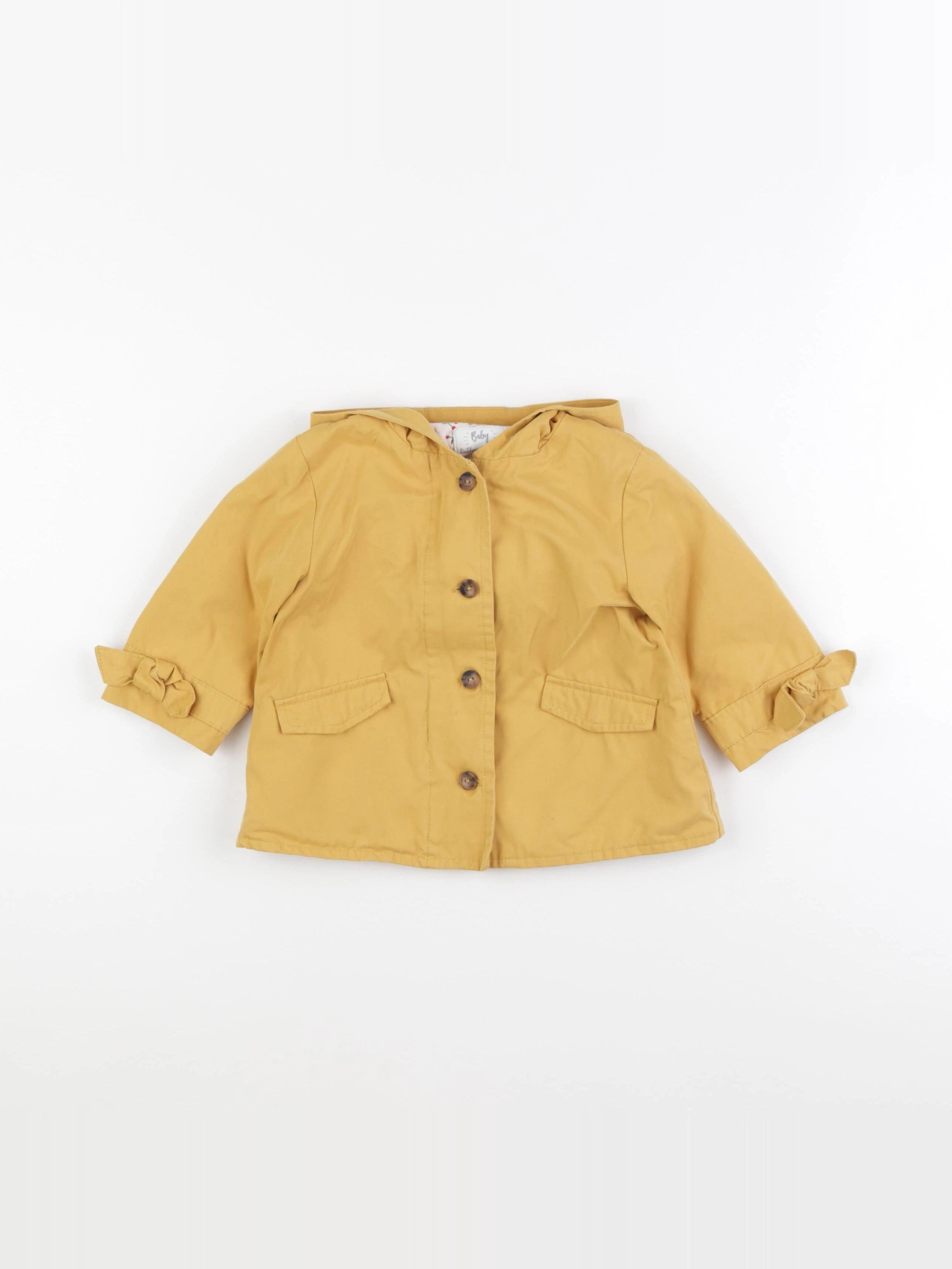 Vertbaudet - parka jaune - 12 mois