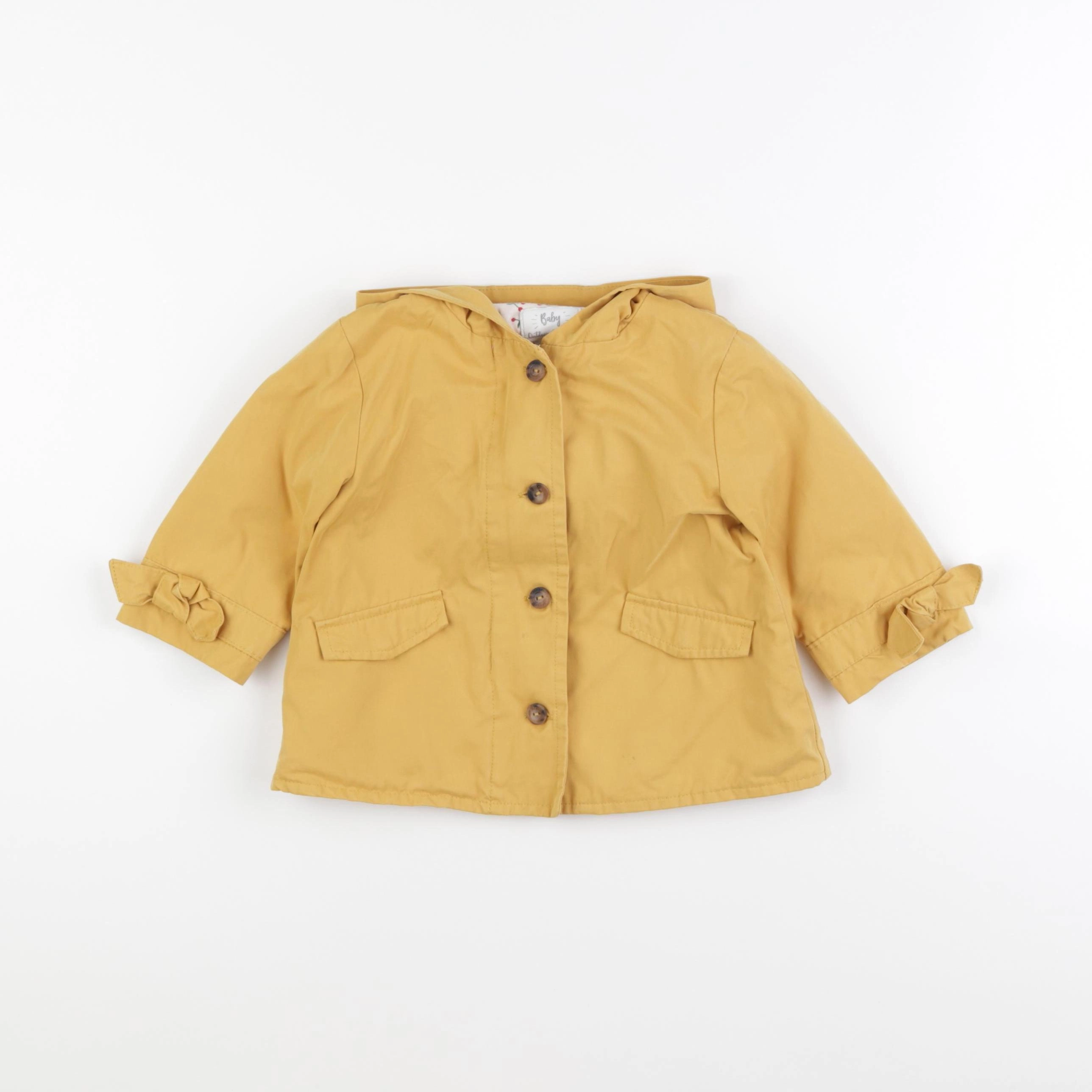 Vertbaudet - parka jaune - 12 mois