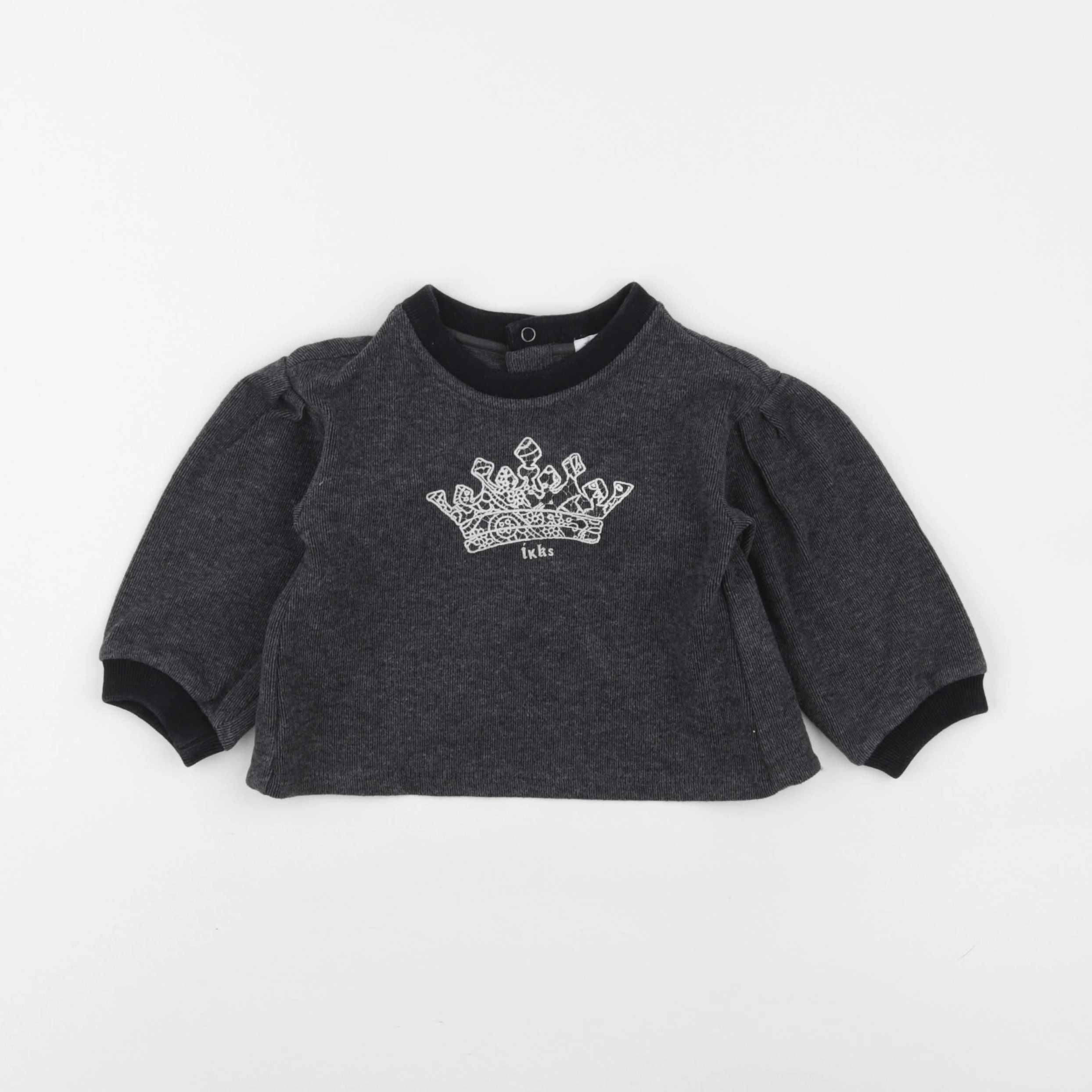 IKKS - sweat gris - 18 mois