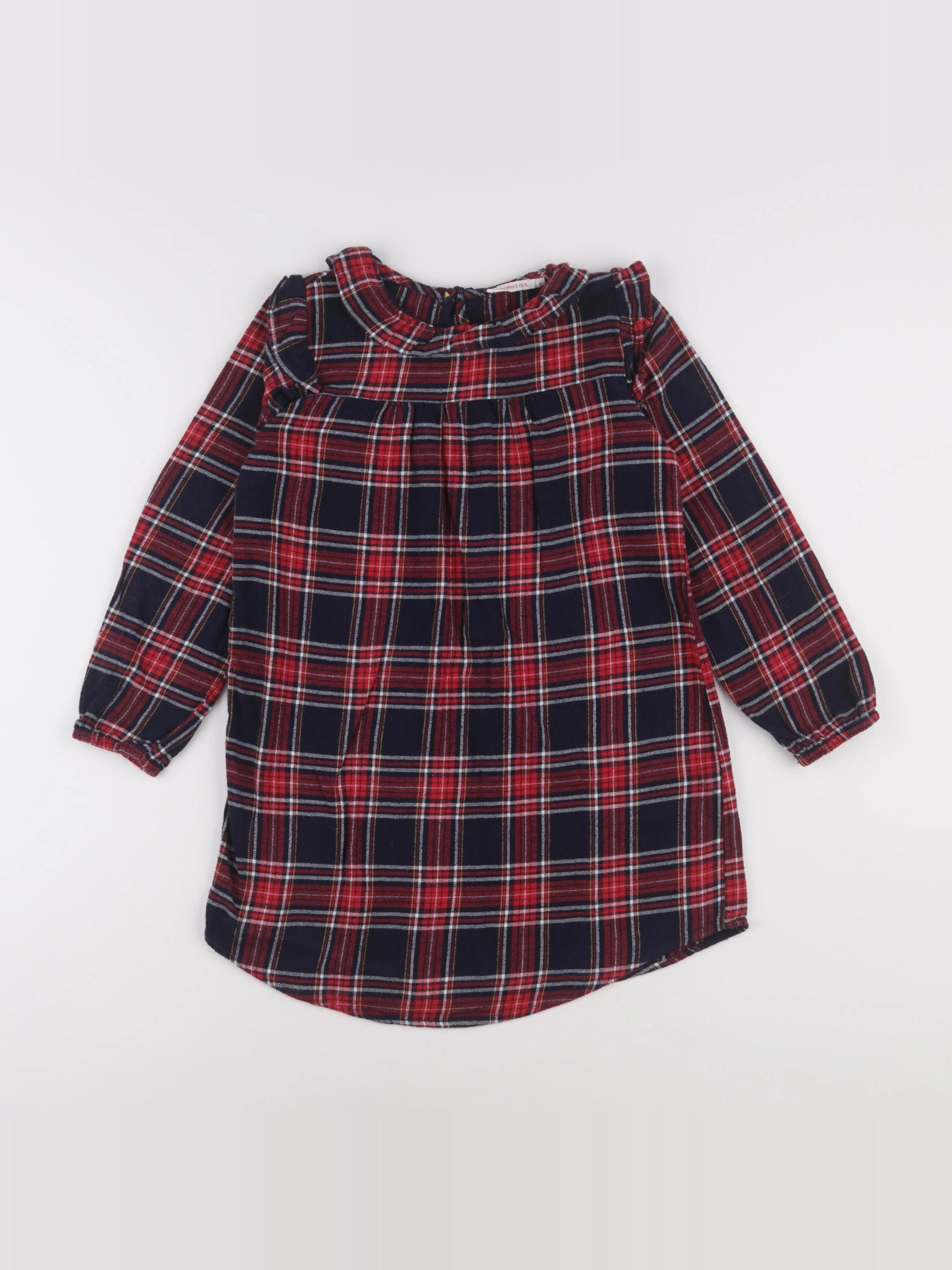 Monoprix - robe rouge - 8 ans