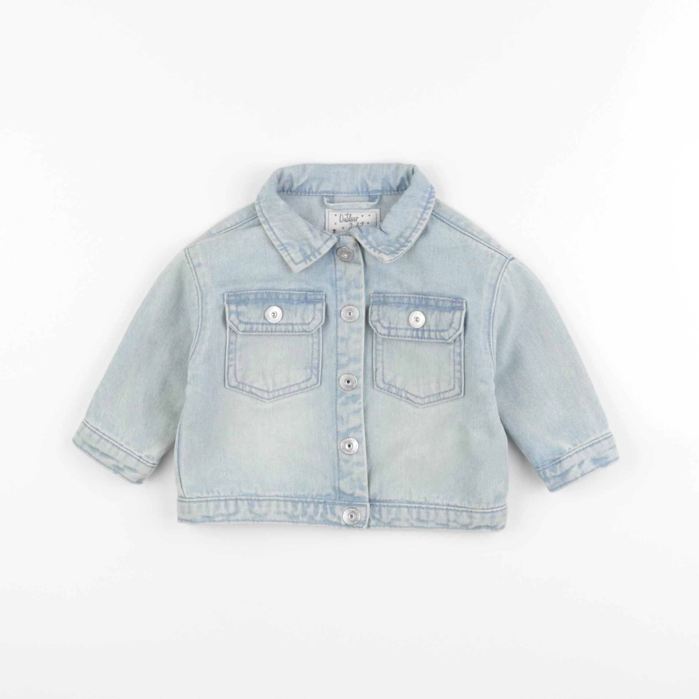 Vertbaudet - veste bleu - 9 mois