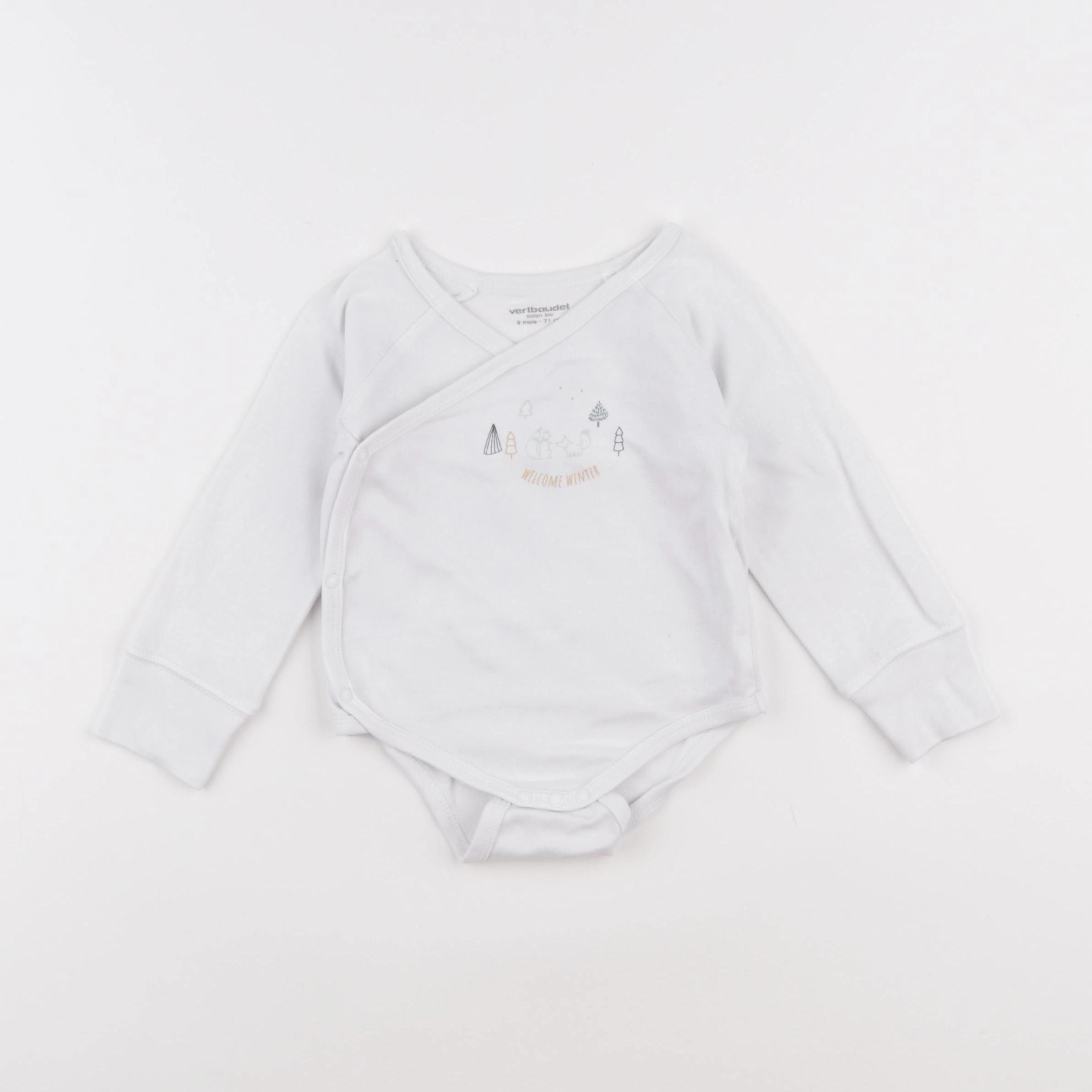 Vertbaudet - body multicolore - 9 mois