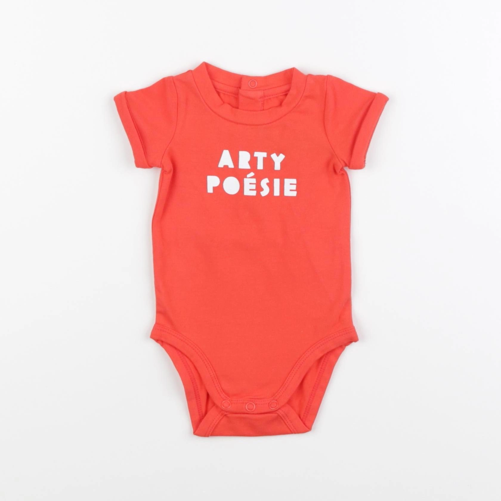 Jacadi - body rouge - 1 mois