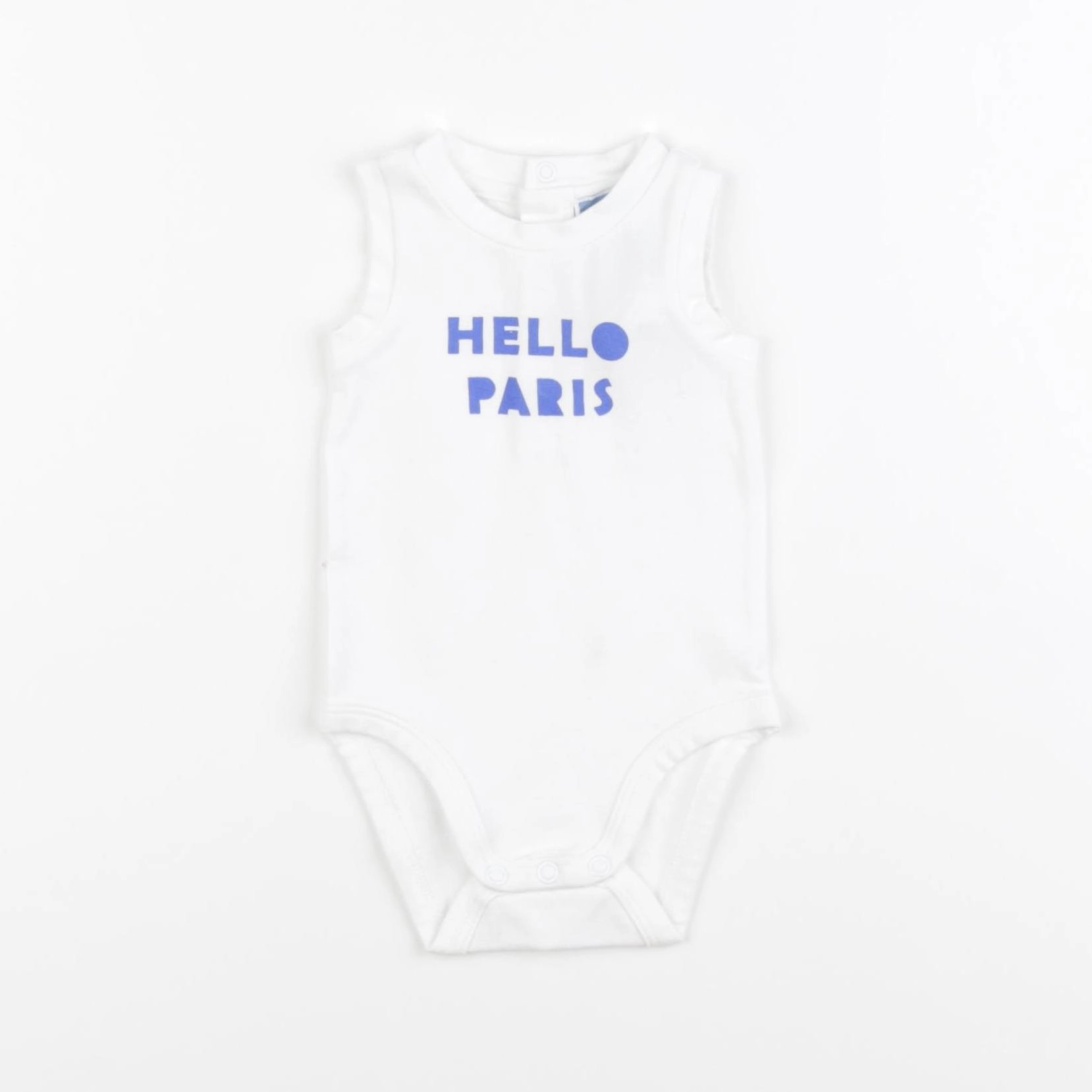 Jacadi - body blanc, bleu - 1 mois