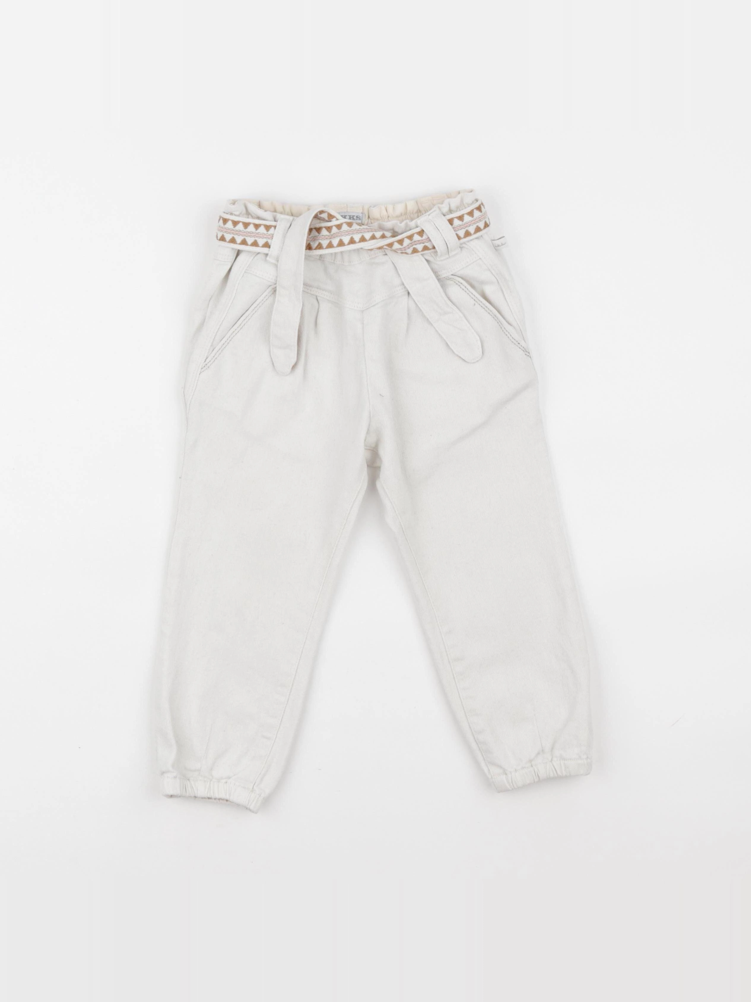 IKKS - jean blanc - 3 ans