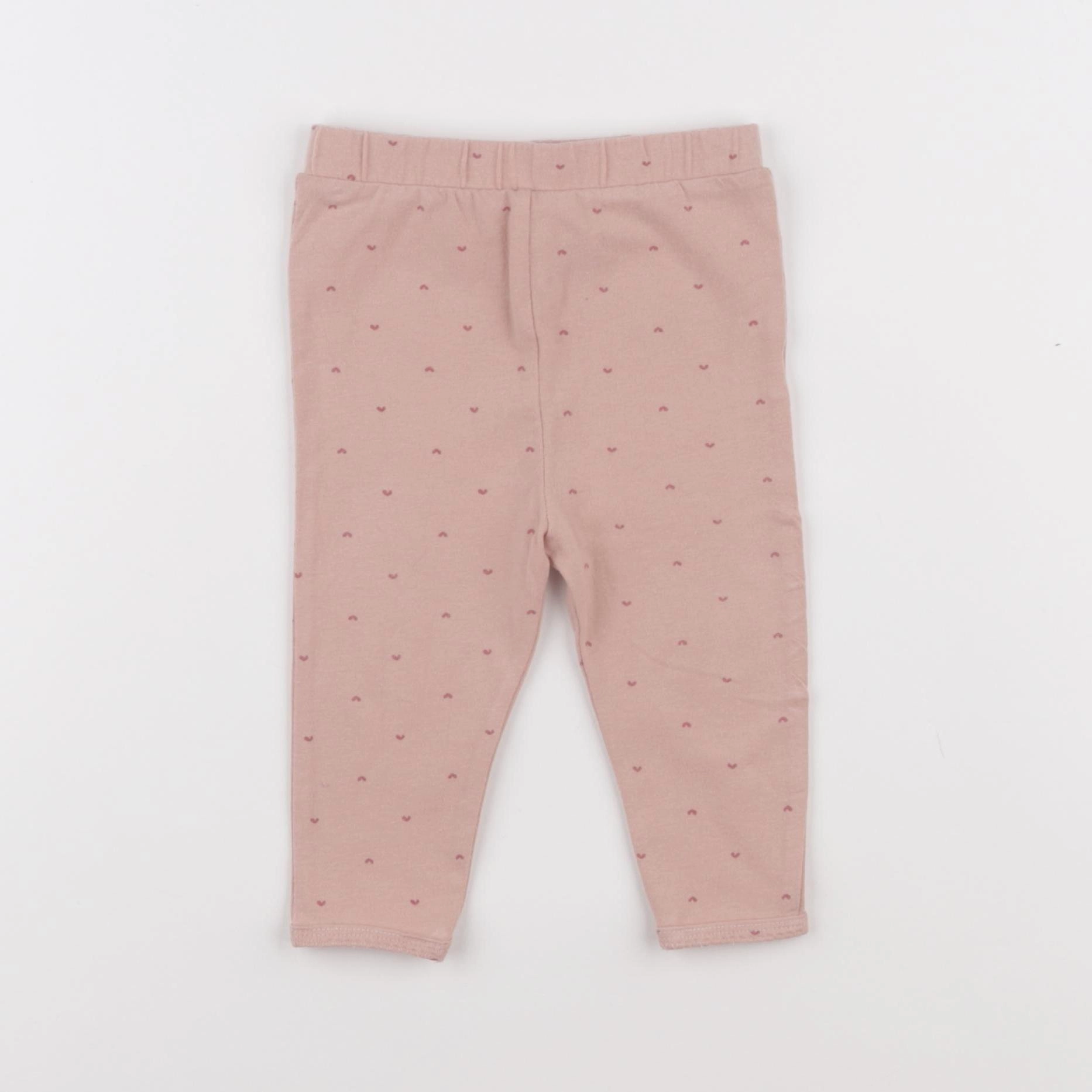 Vertbaudet - legging rose - 9 mois