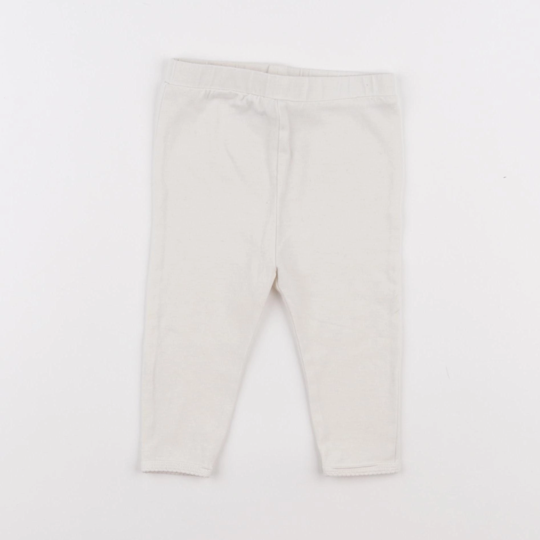 Vertbaudet - legging blanc - 9 mois