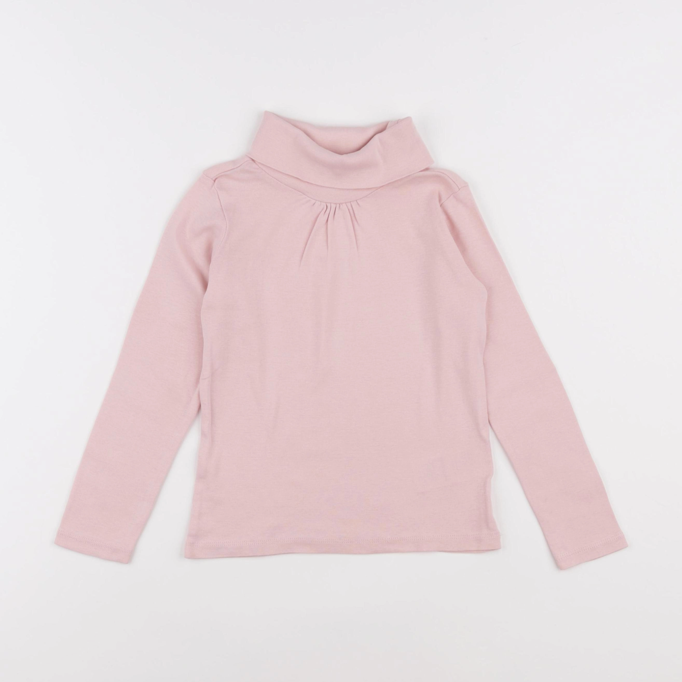 Vertbaudet - sous-pull rose - 6 ans